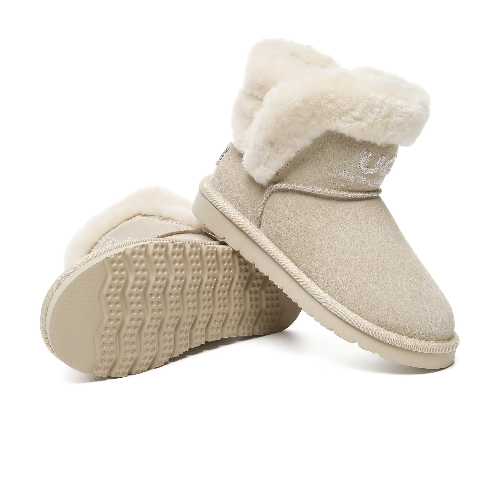 Shearling Ankle Mini UGG Boots - Image 10