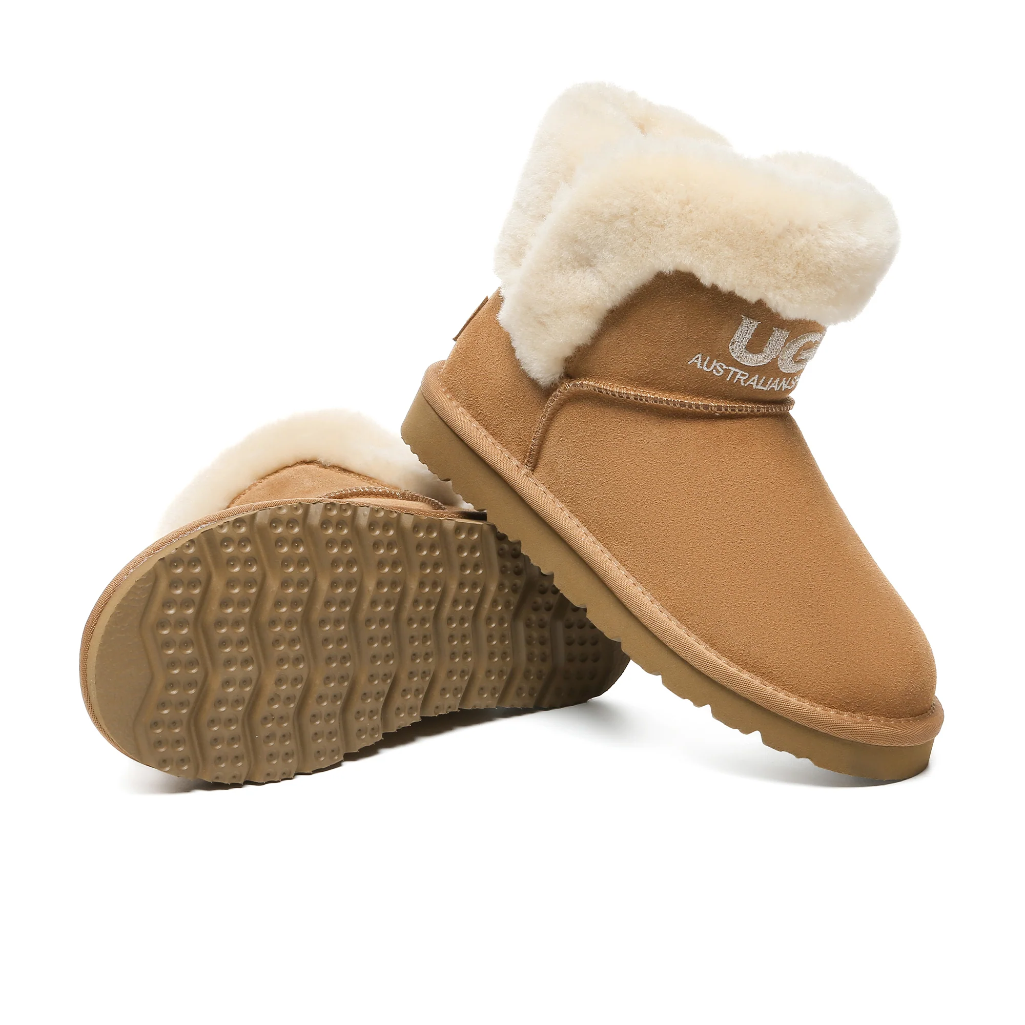 Shearling Ankle Mini UGG Boots - Image 5