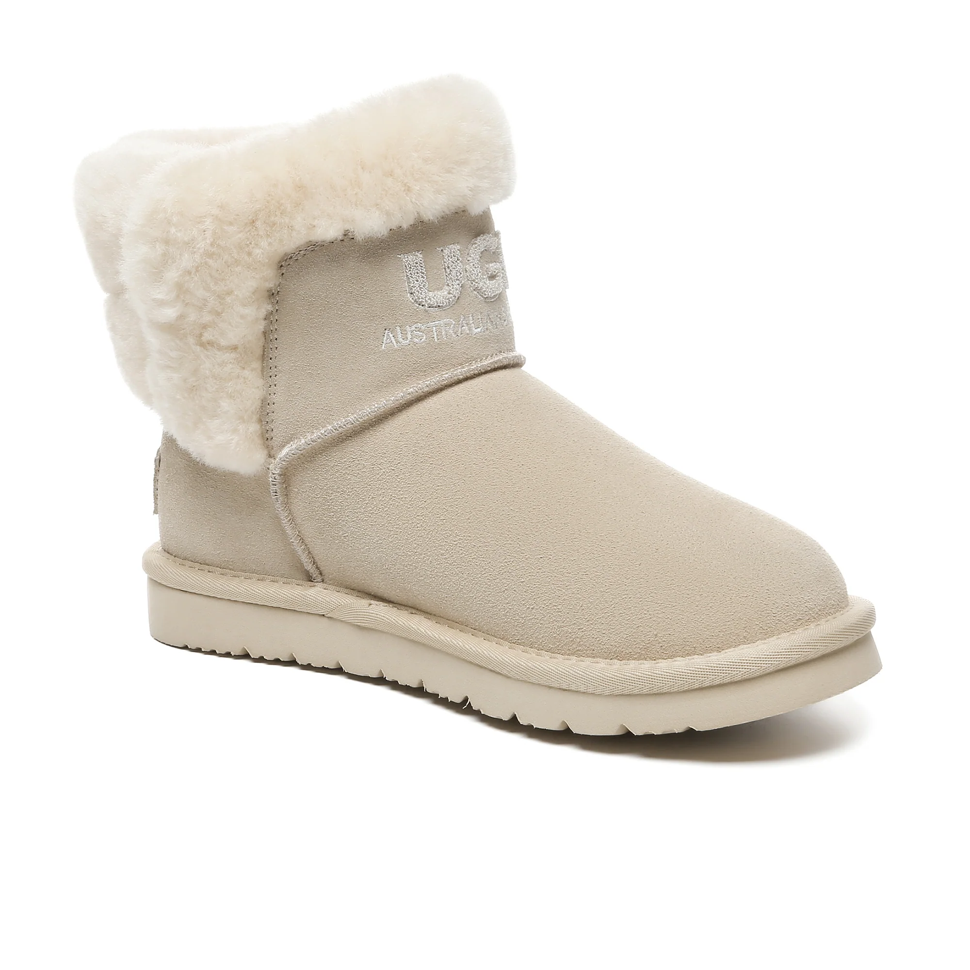 Shearling Ankle Mini UGG Boots - Image 8