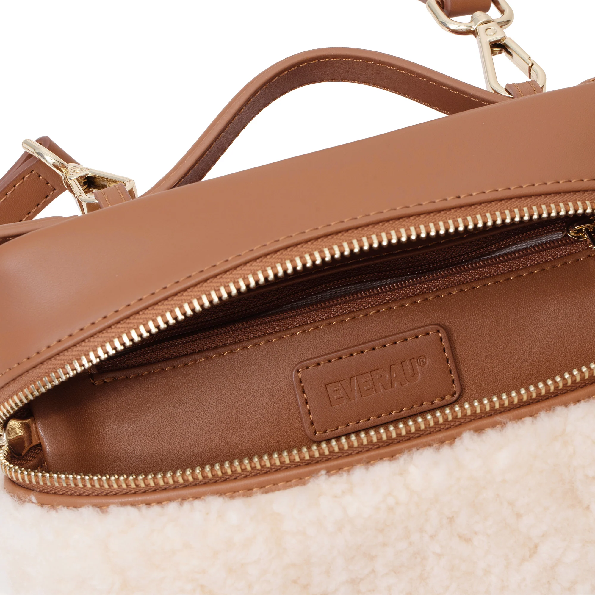 Shearling Fluffy Handbag - Image 5