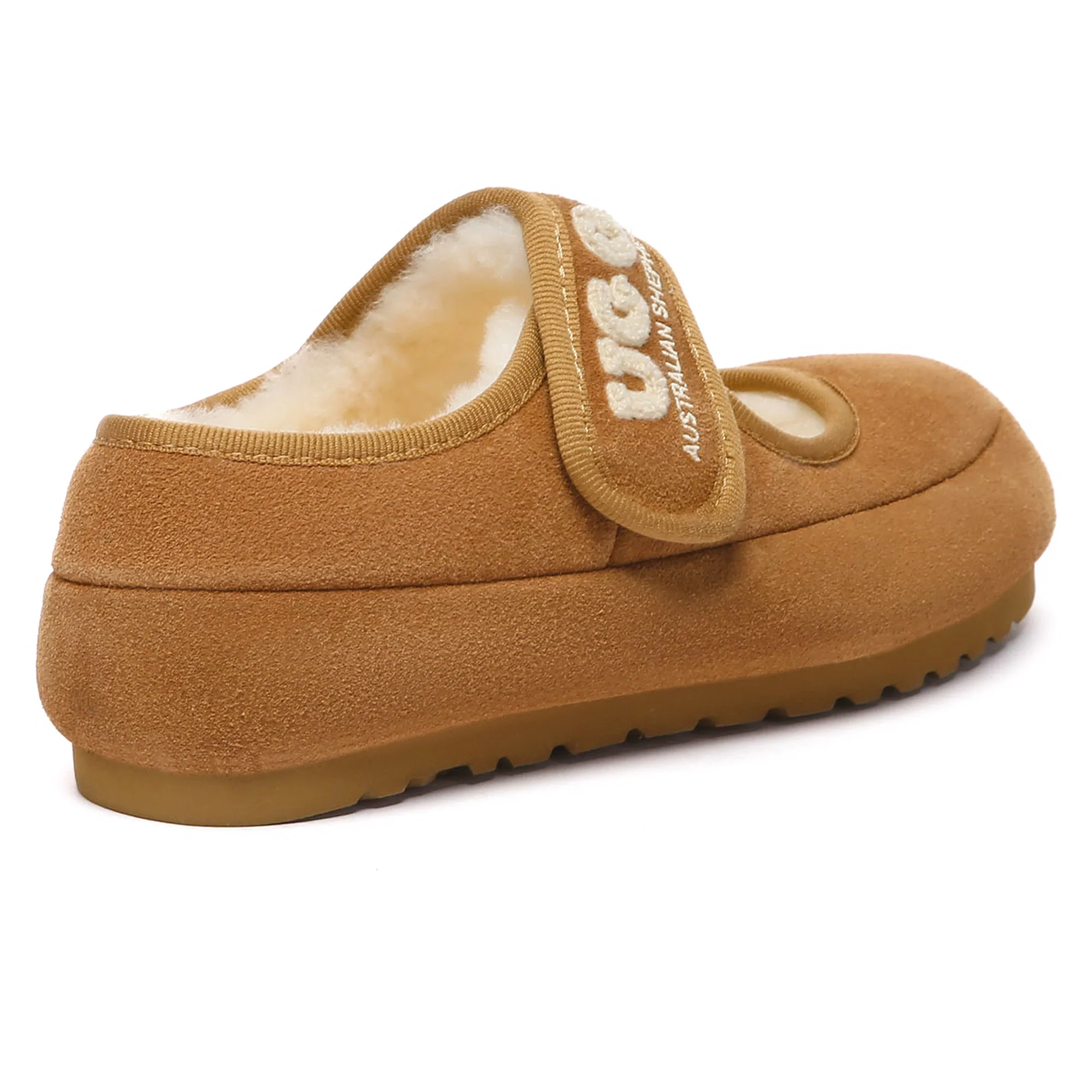 Shearling Logo Strap UGG Slippers - Image 2