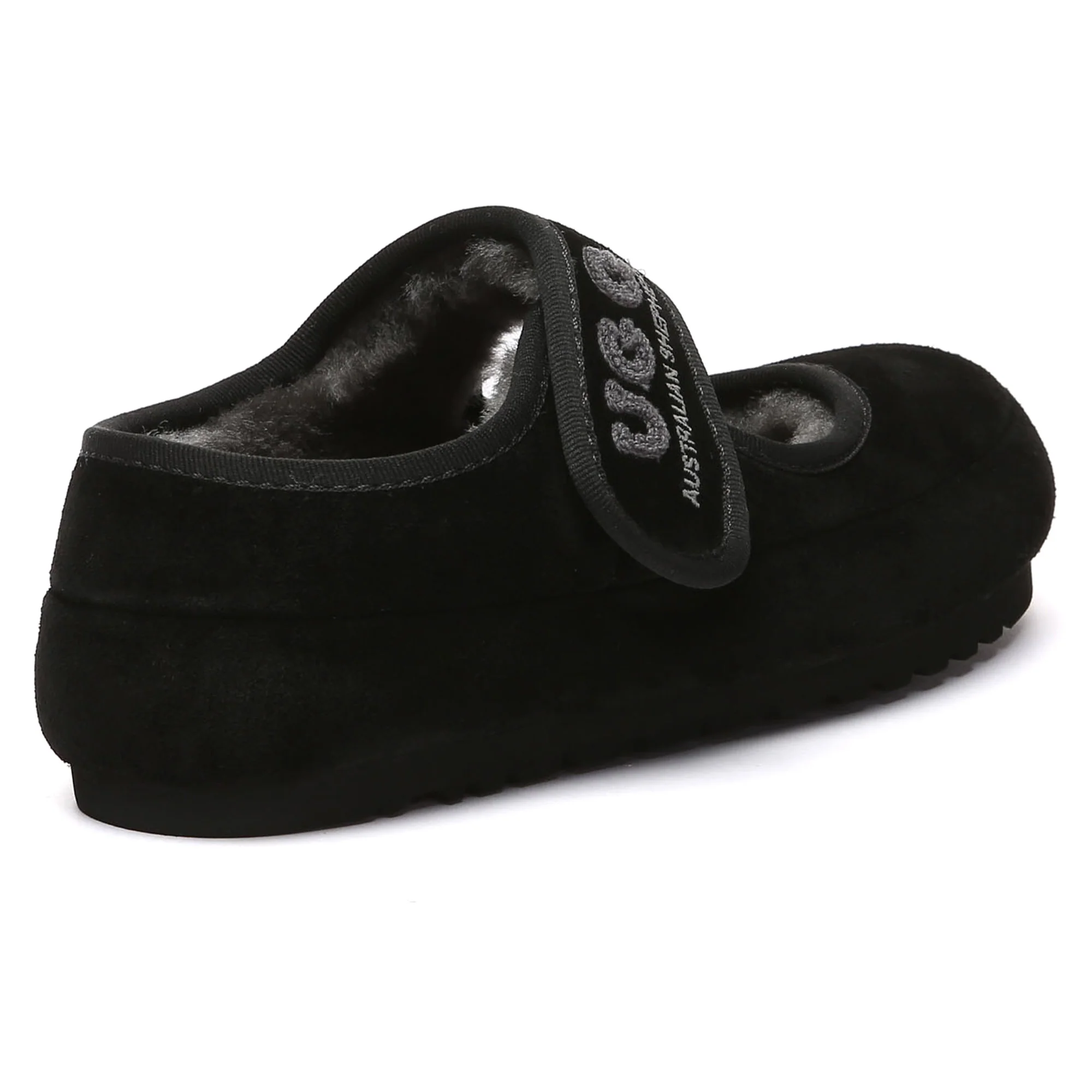 Shearling Logo Strap UGG Slippers - Image 8