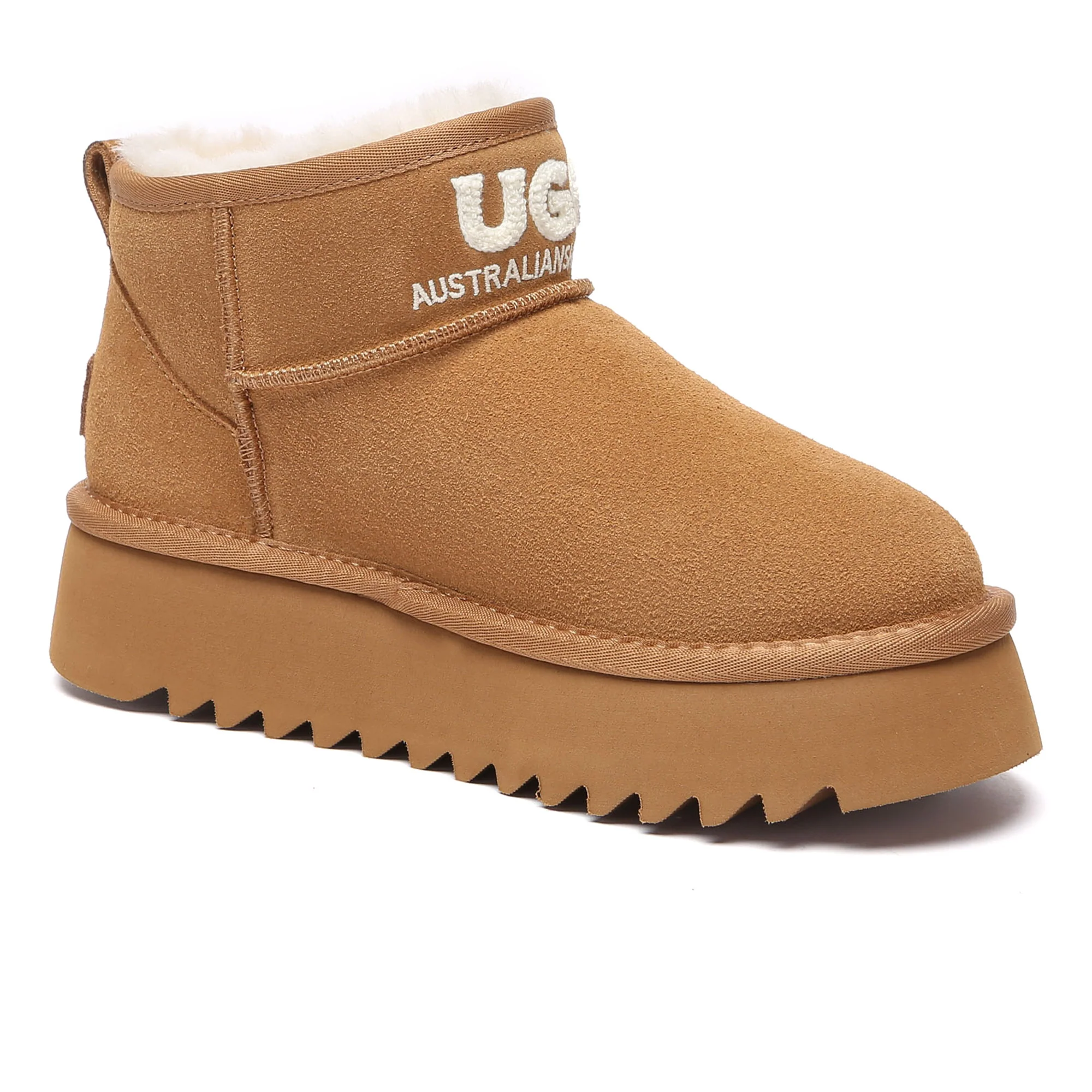 Shearling Logo Ultra Mini Platform UGG Boots - Image 3