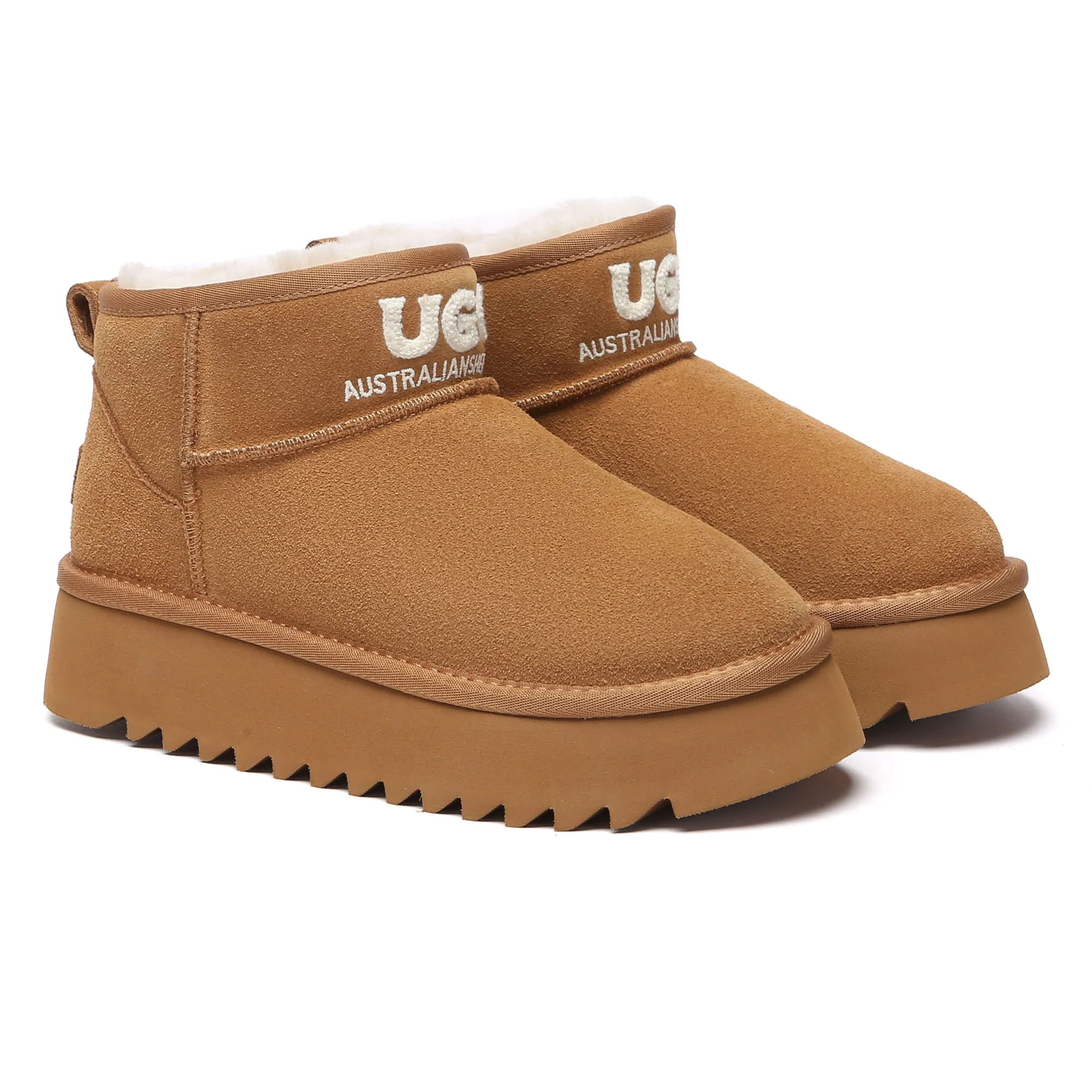Shearling Logo Ultra Mini Platform UGG Boots - Image 4