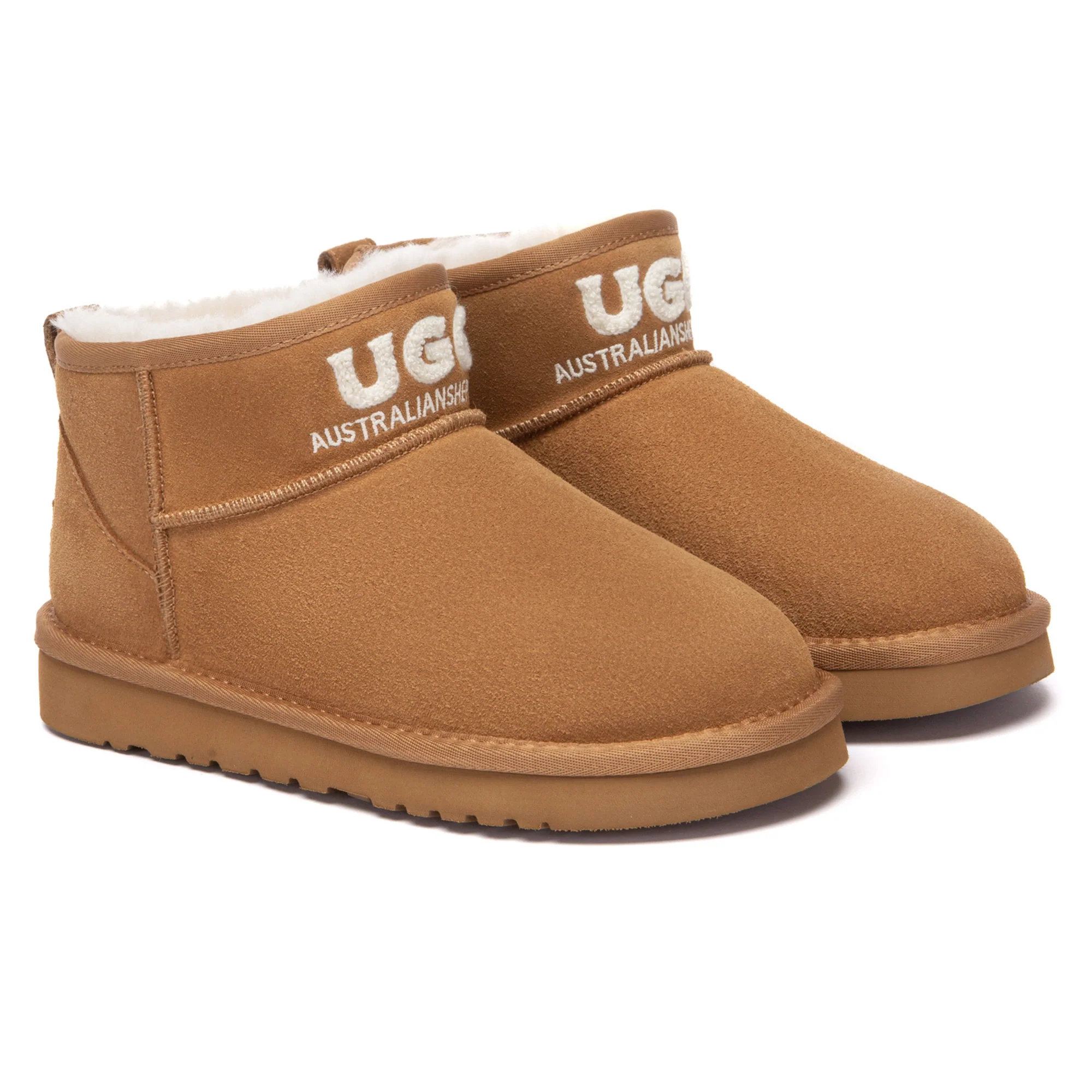 Shearling Logo Ultra Mini UGG Boots - Image 4