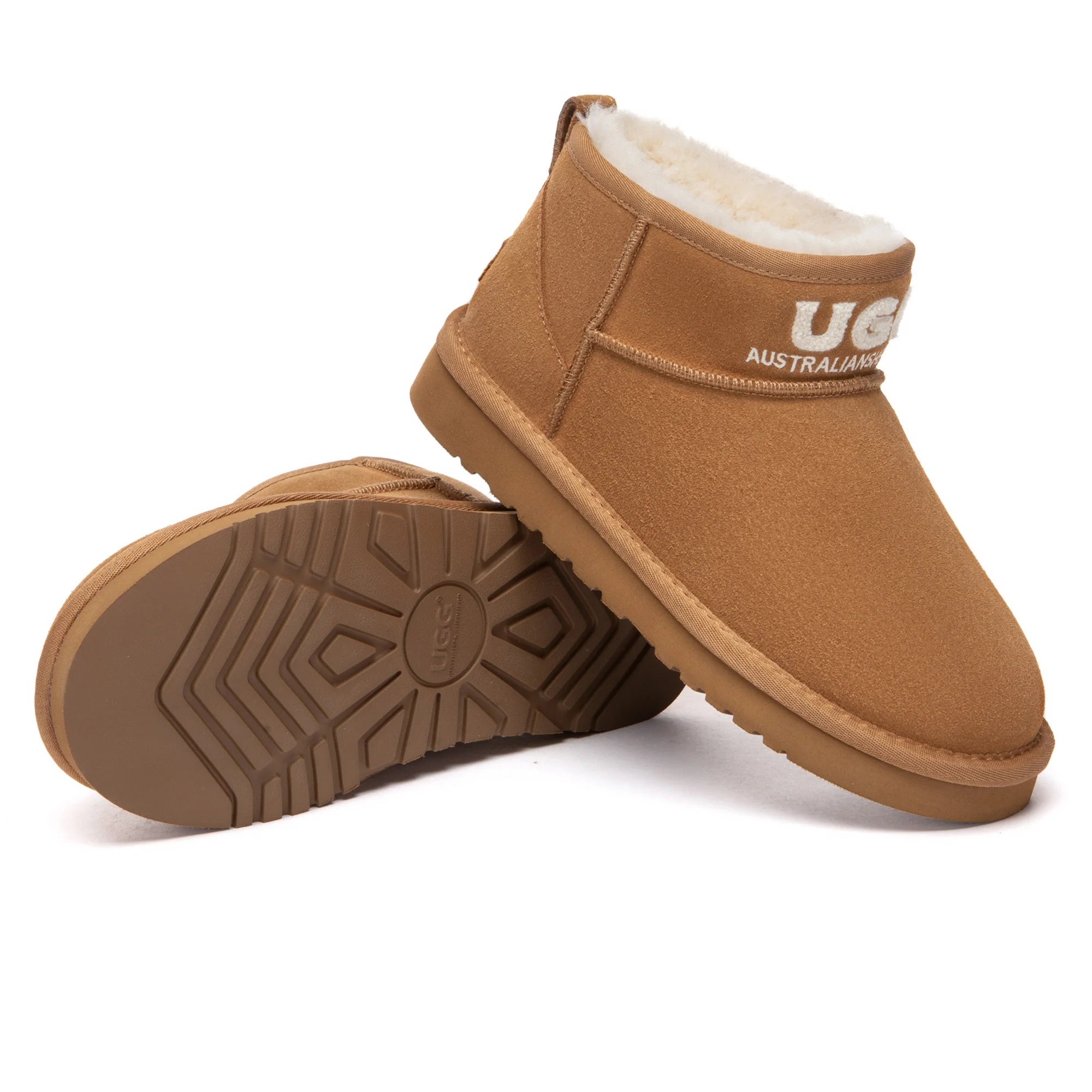Shearling Logo Ultra Mini UGG Boots - Image 5