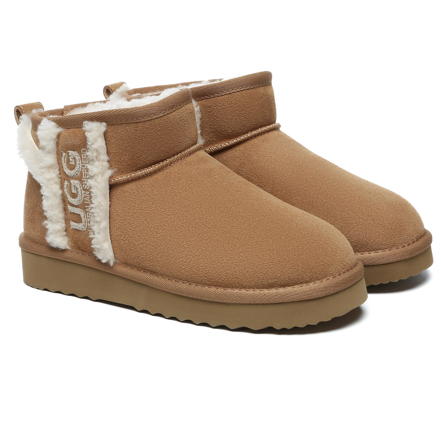 Shearling Wool Side Ultra Mini UGG Boots - Image 4