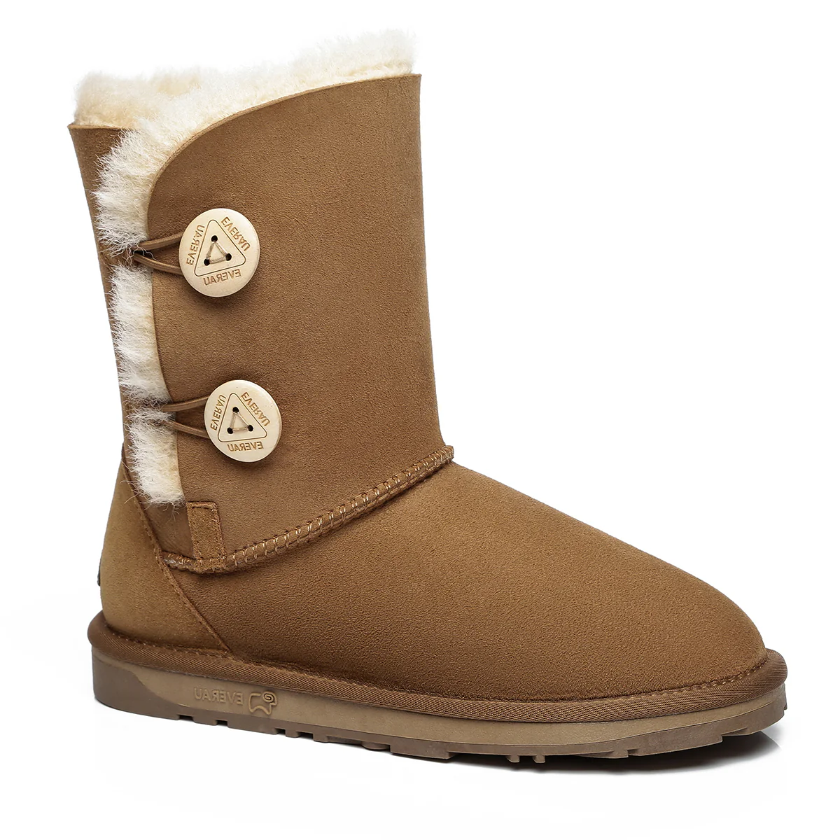 Short Twin Button Women UGG Boots - Image 14
