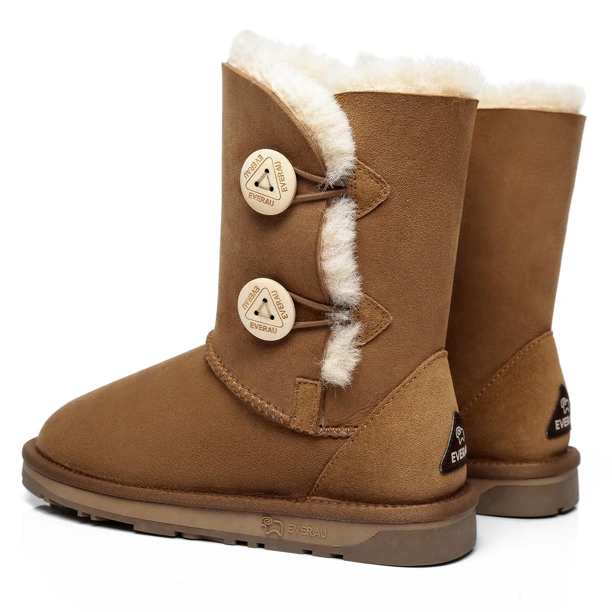 Short Twin Button Women UGG Boots - Image 16