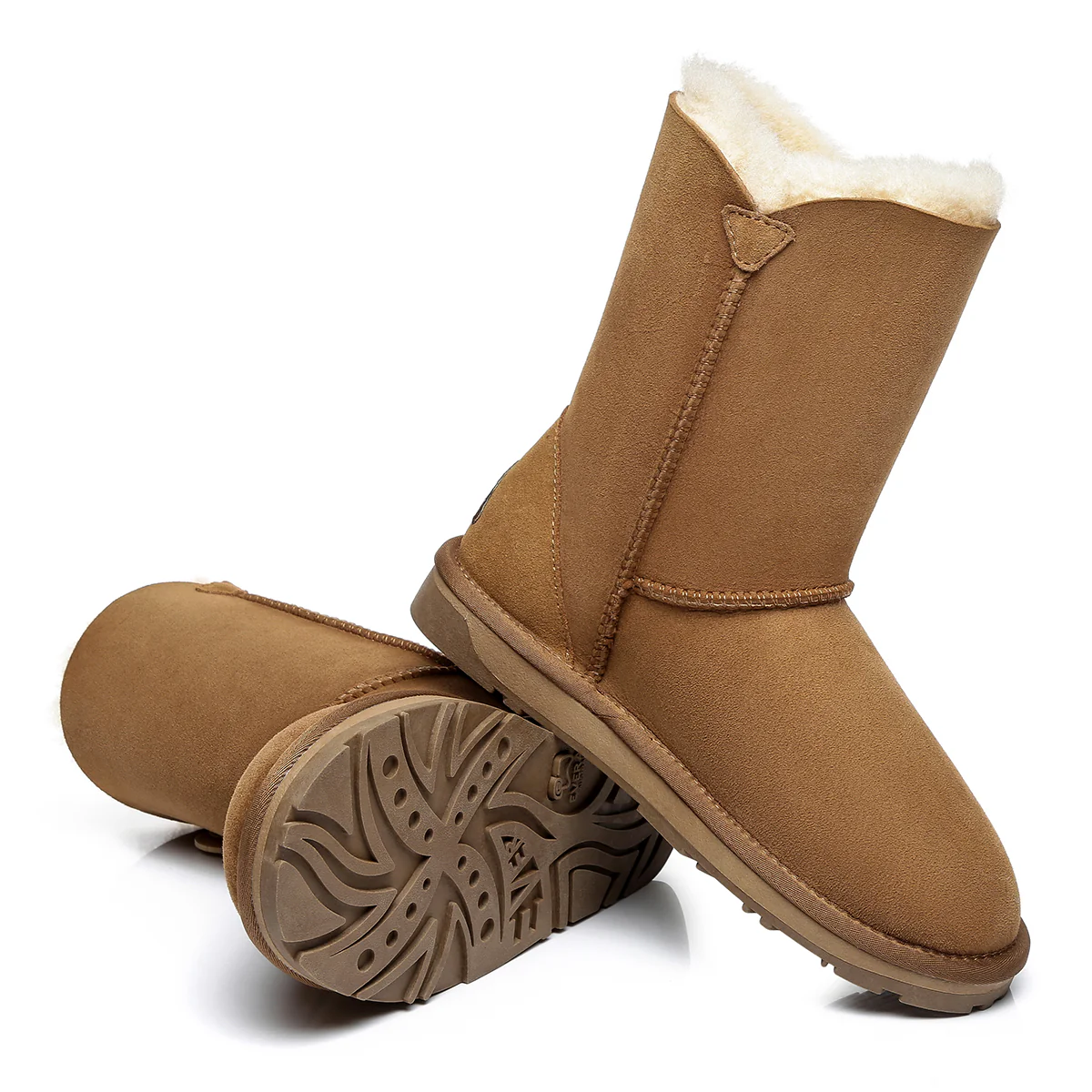 Short Twin Button Women UGG Boots - Image 18