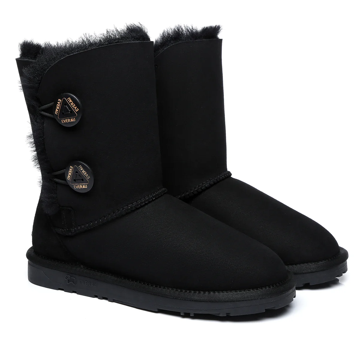 Short Twin Button Women UGG Boots - Image 21