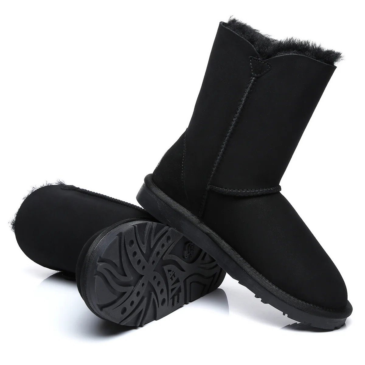 Short Twin Button Women UGG Boots - Image 24