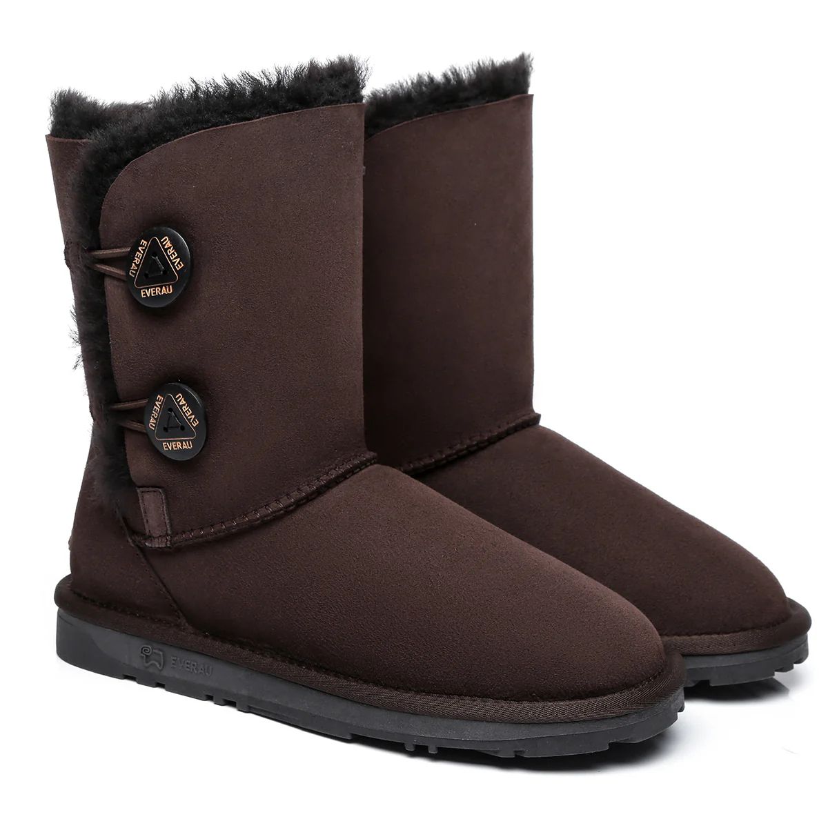 Short Twin Button Women UGG Boots - Image 3
