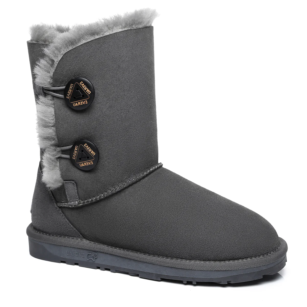 Short Twin Button Women UGG Boots - Image 8