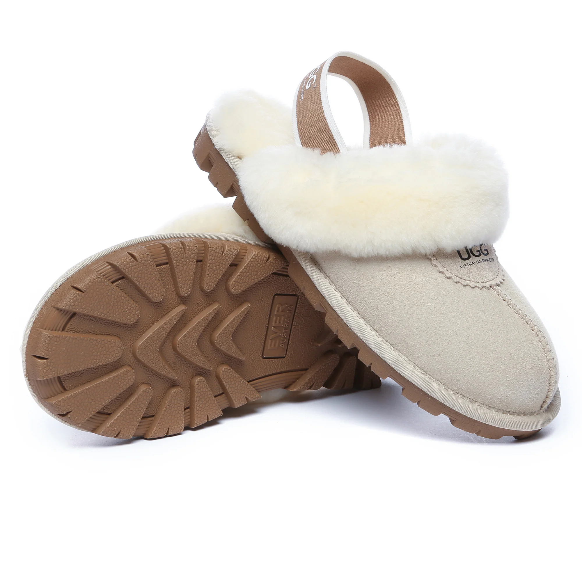 Slingback Premium Anti-Slip UGG Slippers - Image 10