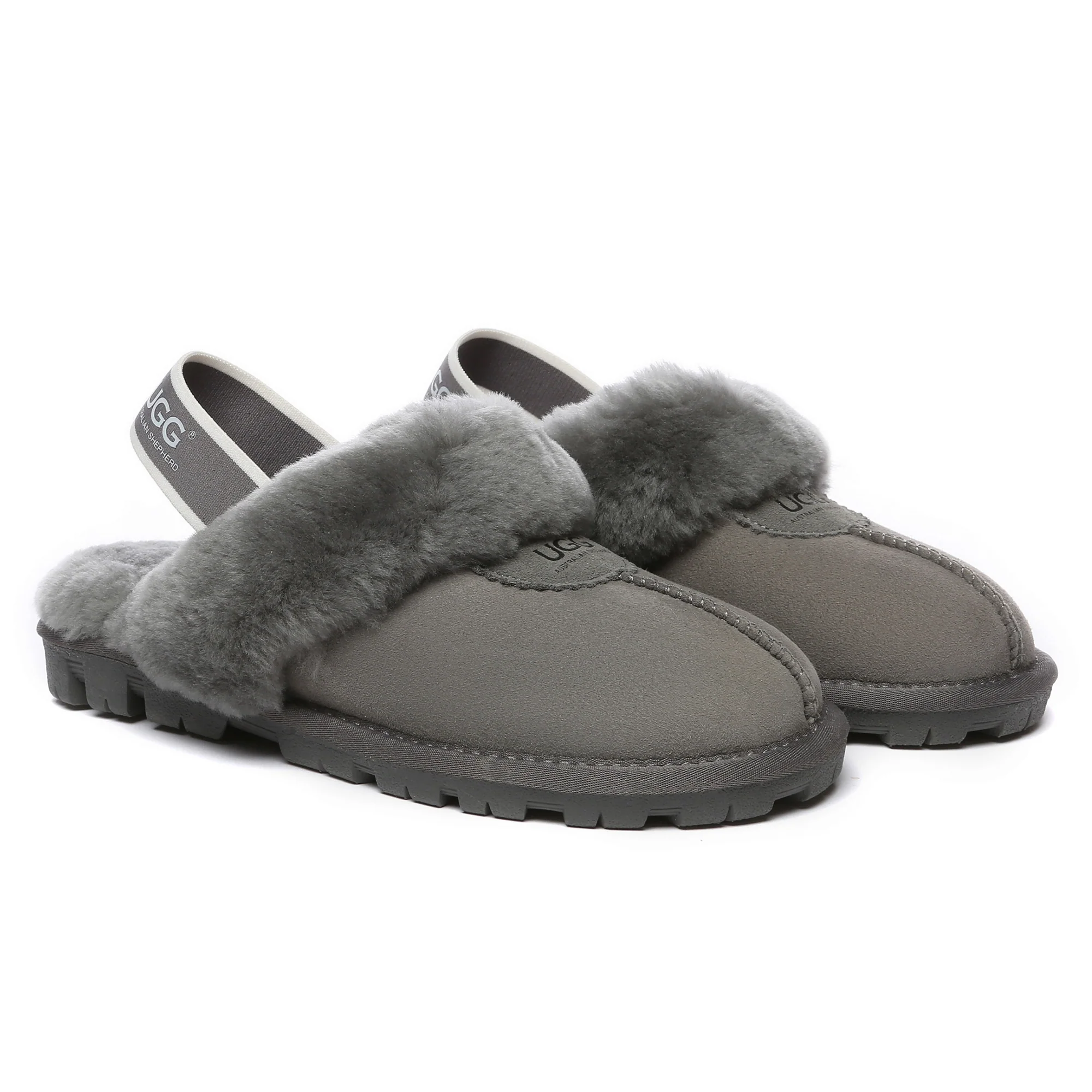 Slingback Premium Anti-Slip UGG Slippers - Image 14