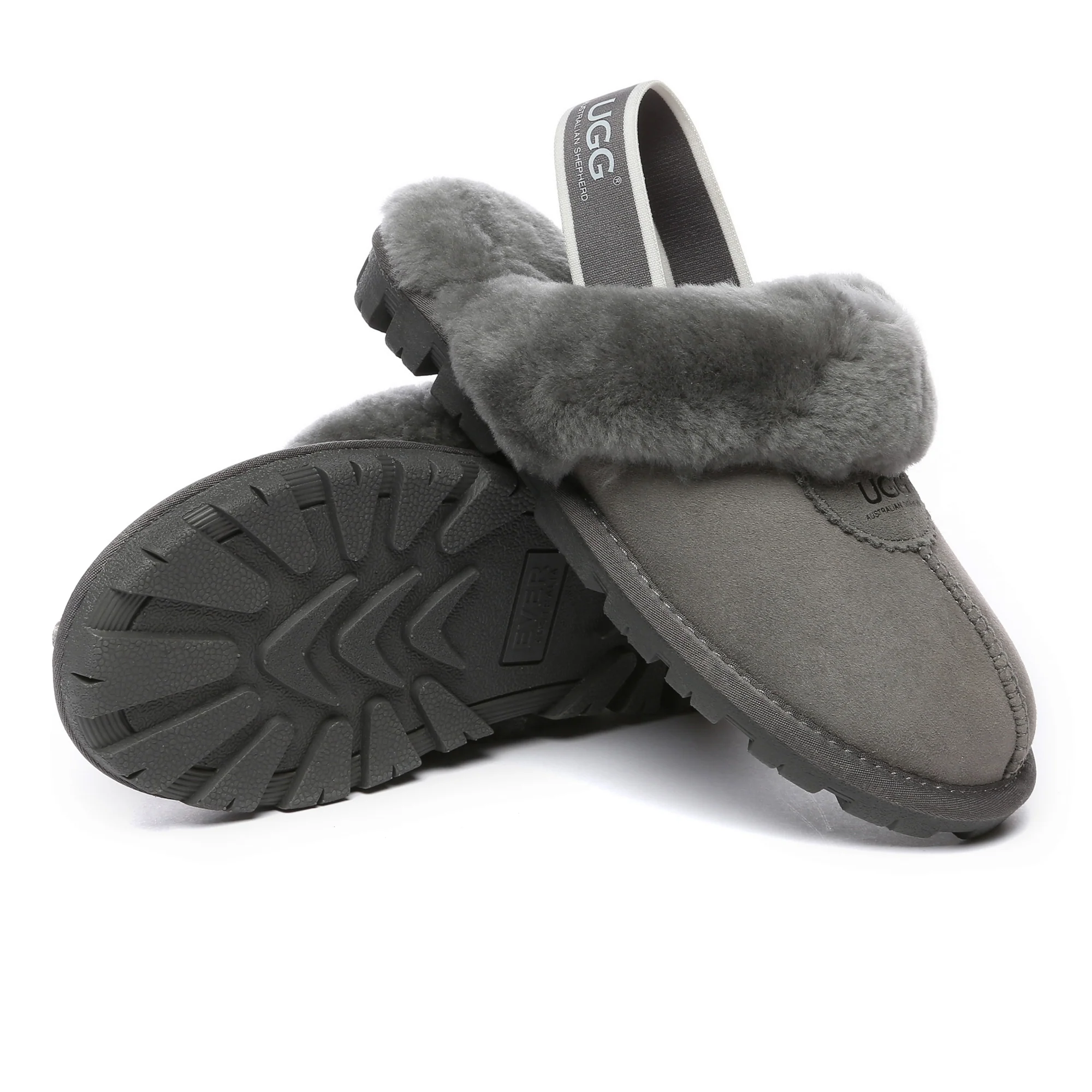 Slingback Premium Anti-Slip UGG Slippers - Image 15