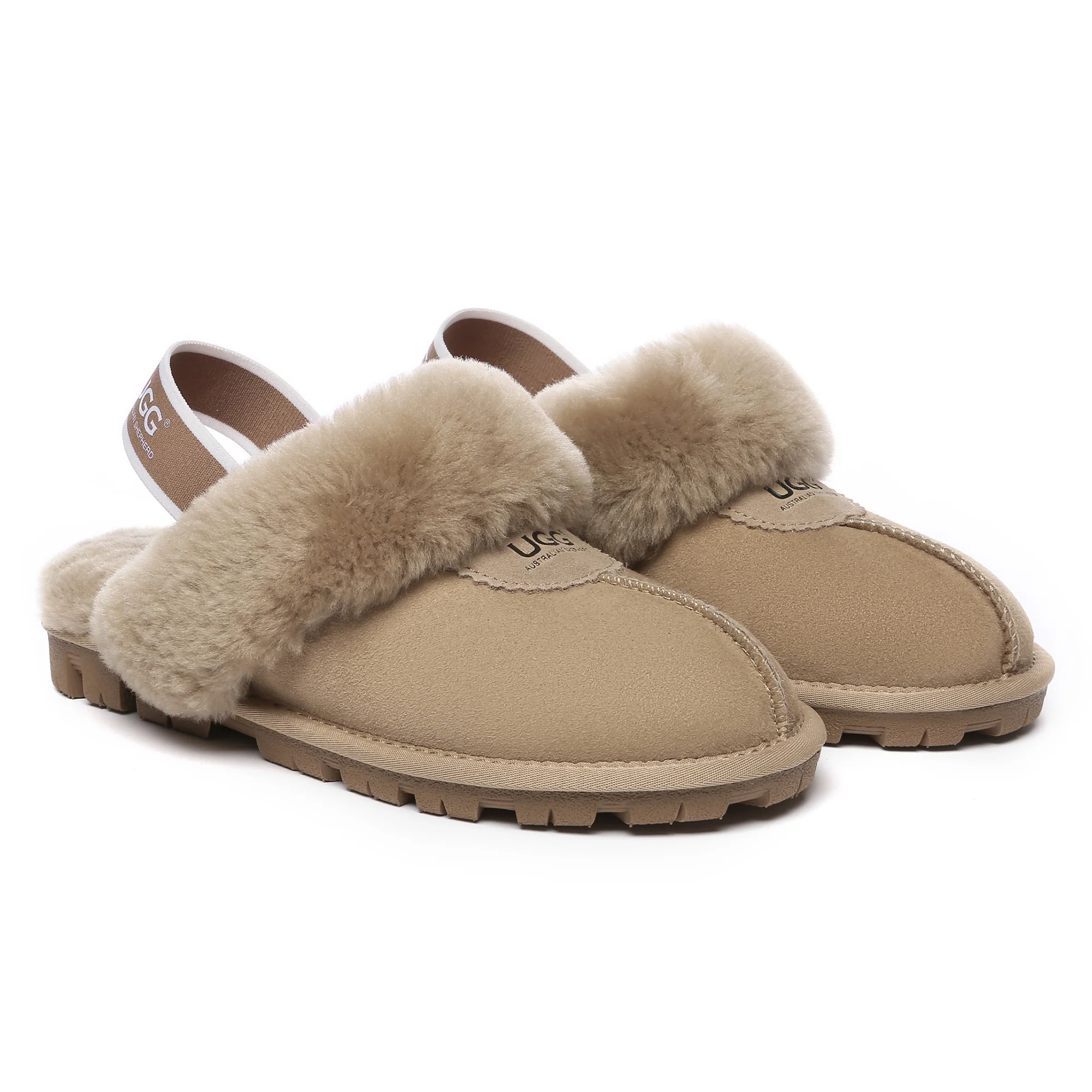 Slingback Premium Anti-Slip UGG Slippers - Image 19