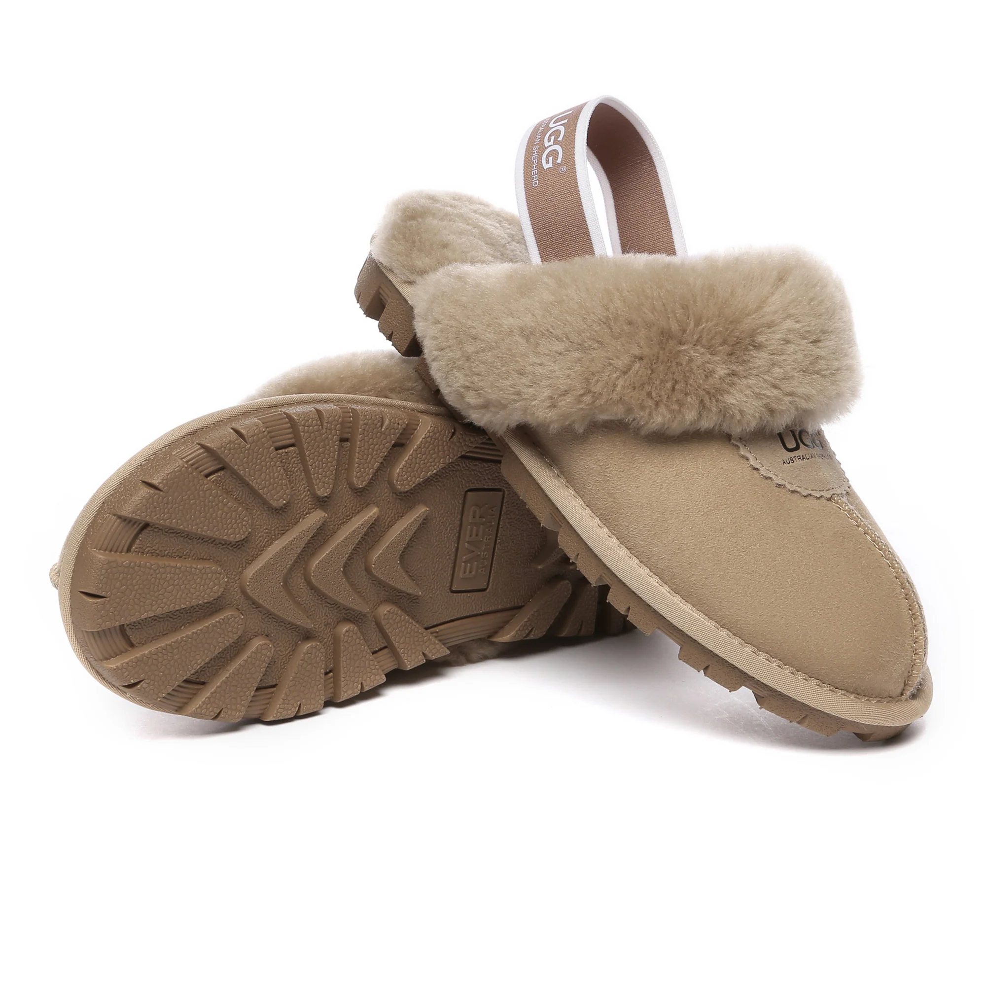 Slingback Premium Anti-Slip UGG Slippers - Image 20