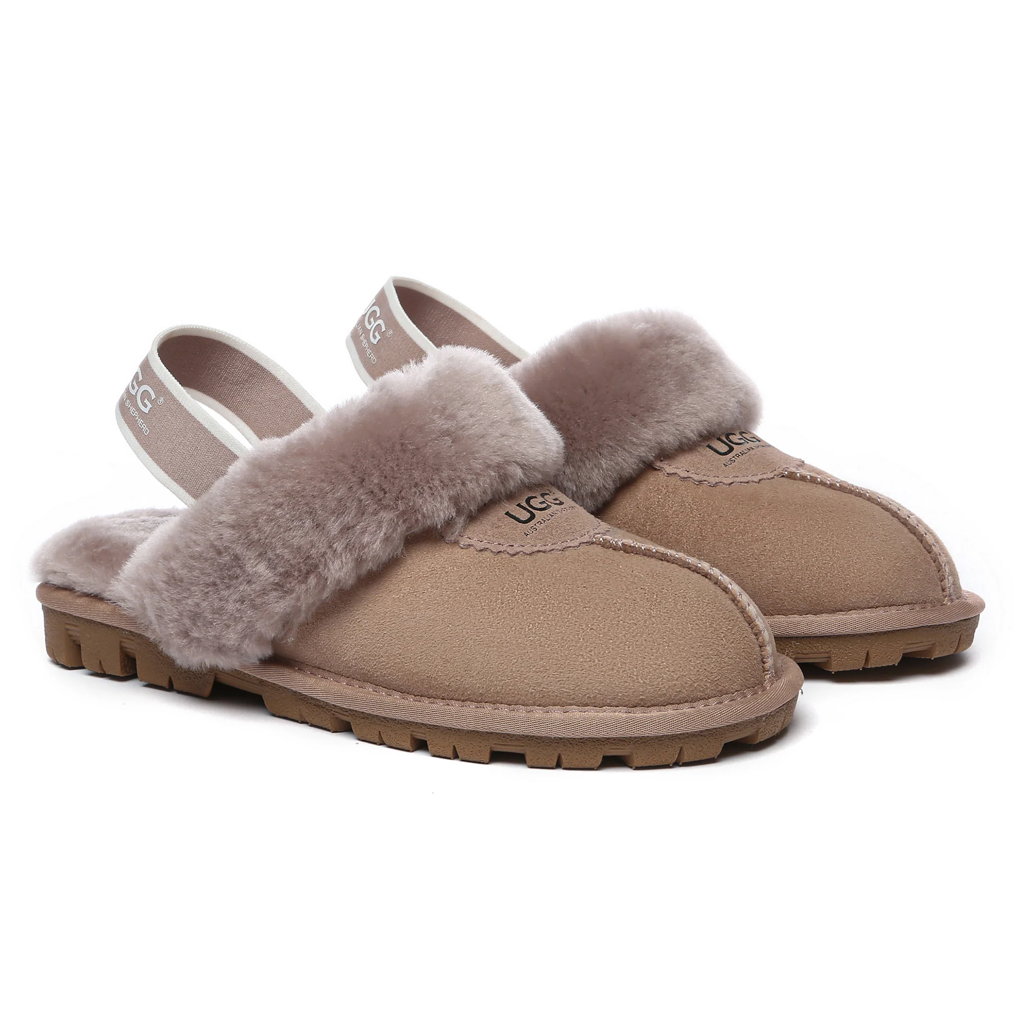 Slingback Premium Anti-Slip UGG Slippers - Image 24