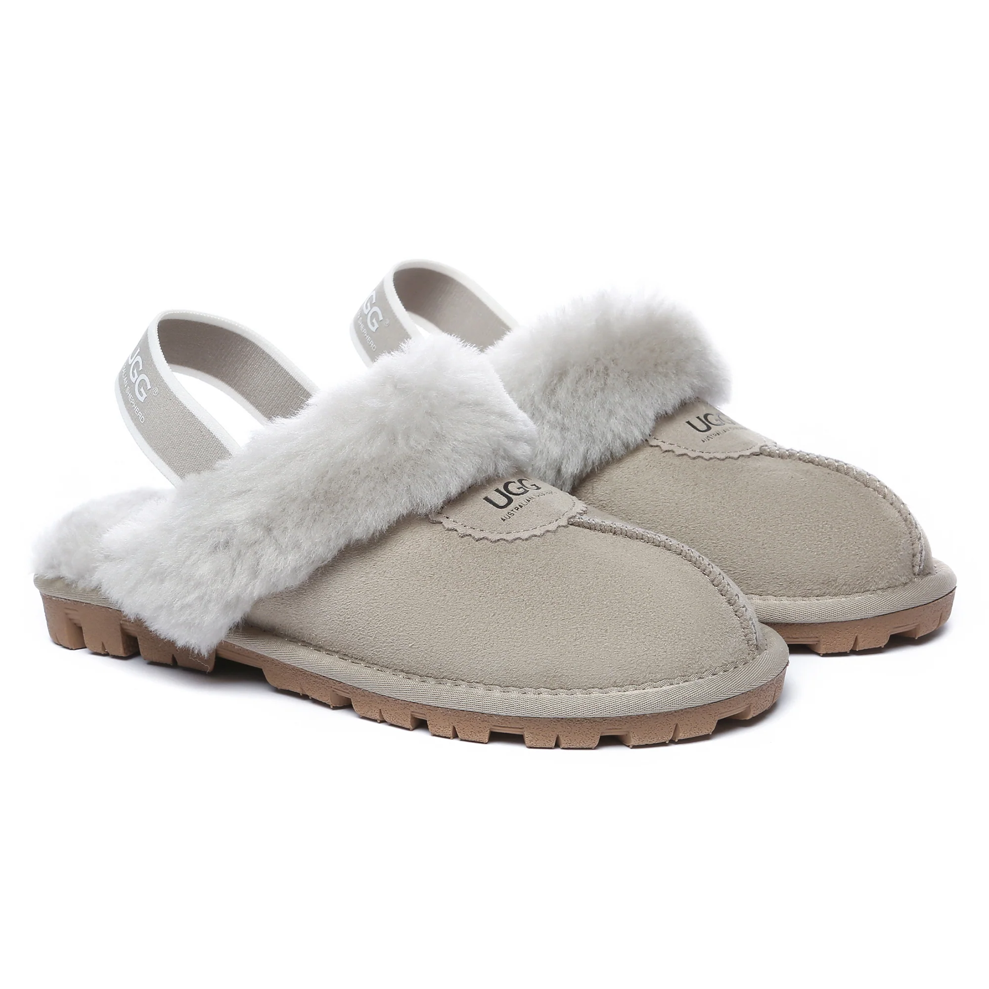 Slingback Premium Anti-Slip UGG Slippers - Image 29