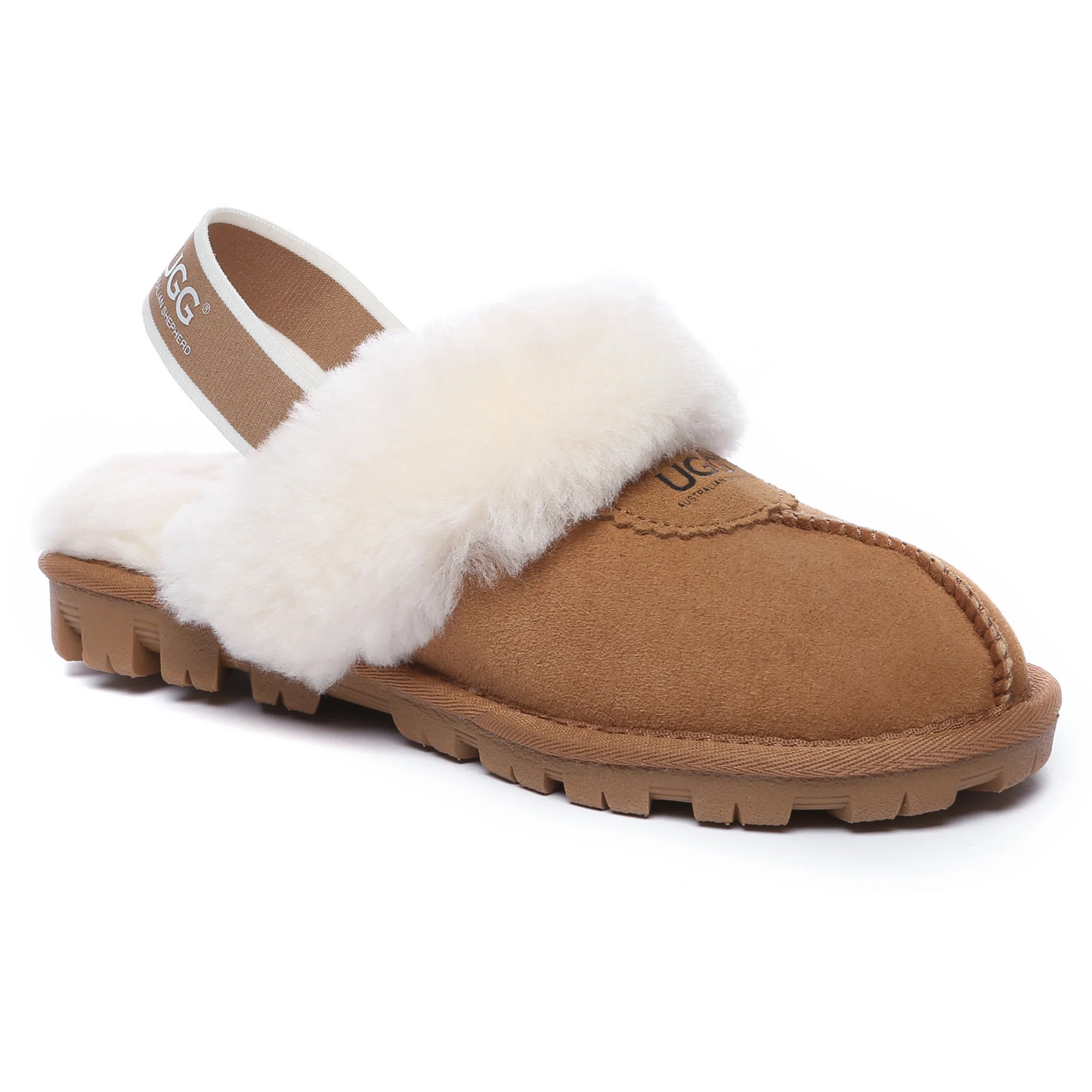 Slingback Premium Anti-Slip UGG Slippers - Image 3