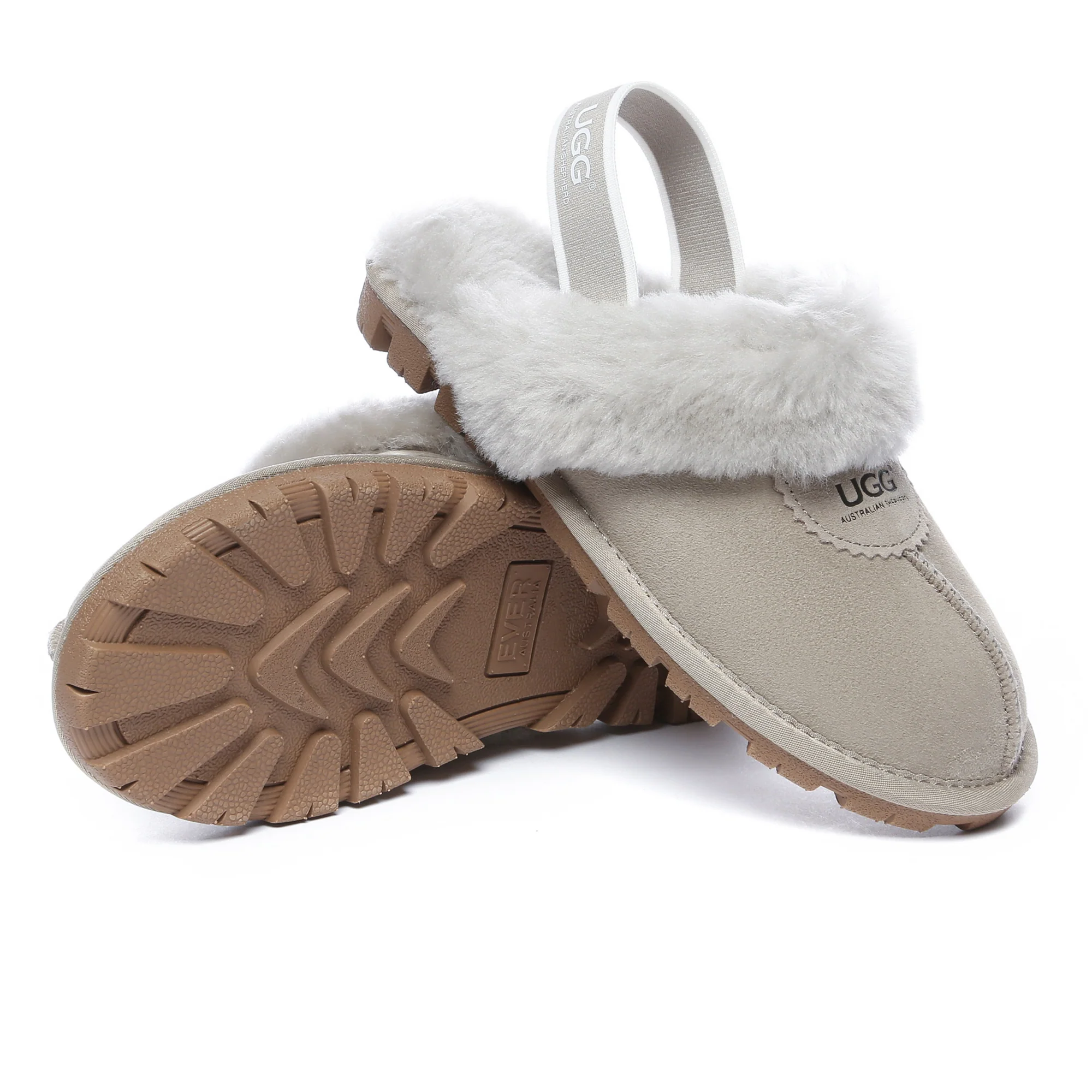 Slingback Premium Anti-Slip UGG Slippers - Image 30