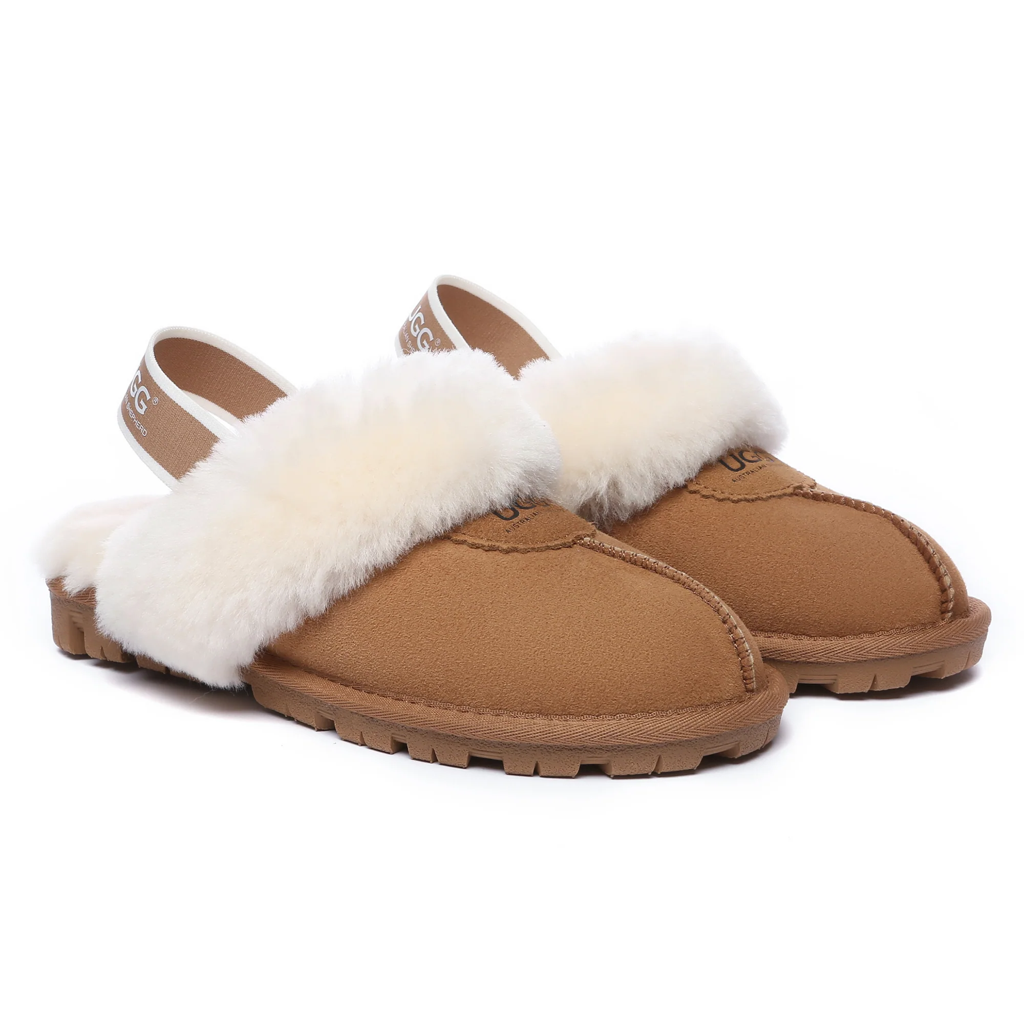 Slingback Premium Anti-Slip UGG Slippers - Image 4