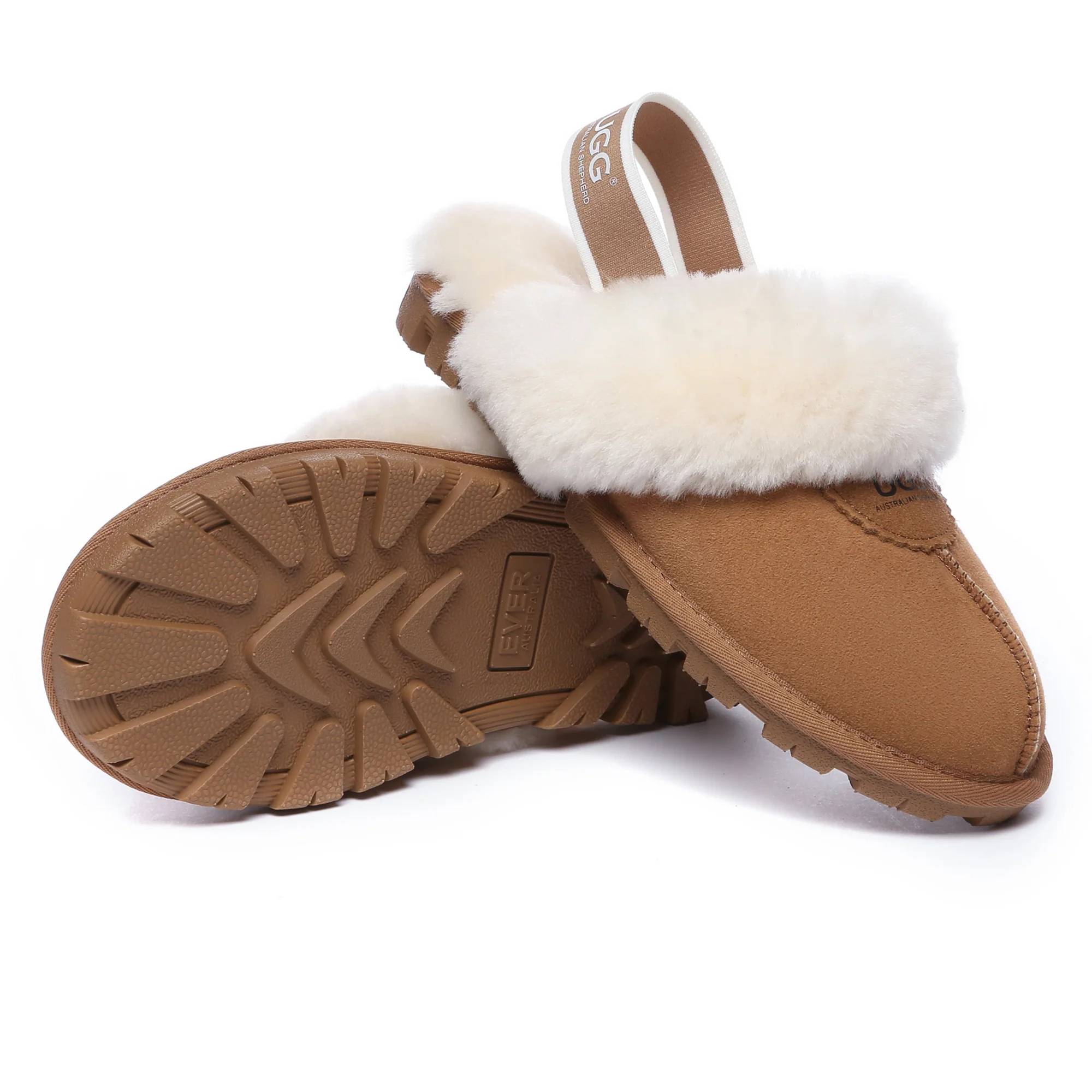 Slingback Premium Anti-Slip UGG Slippers - Image 5