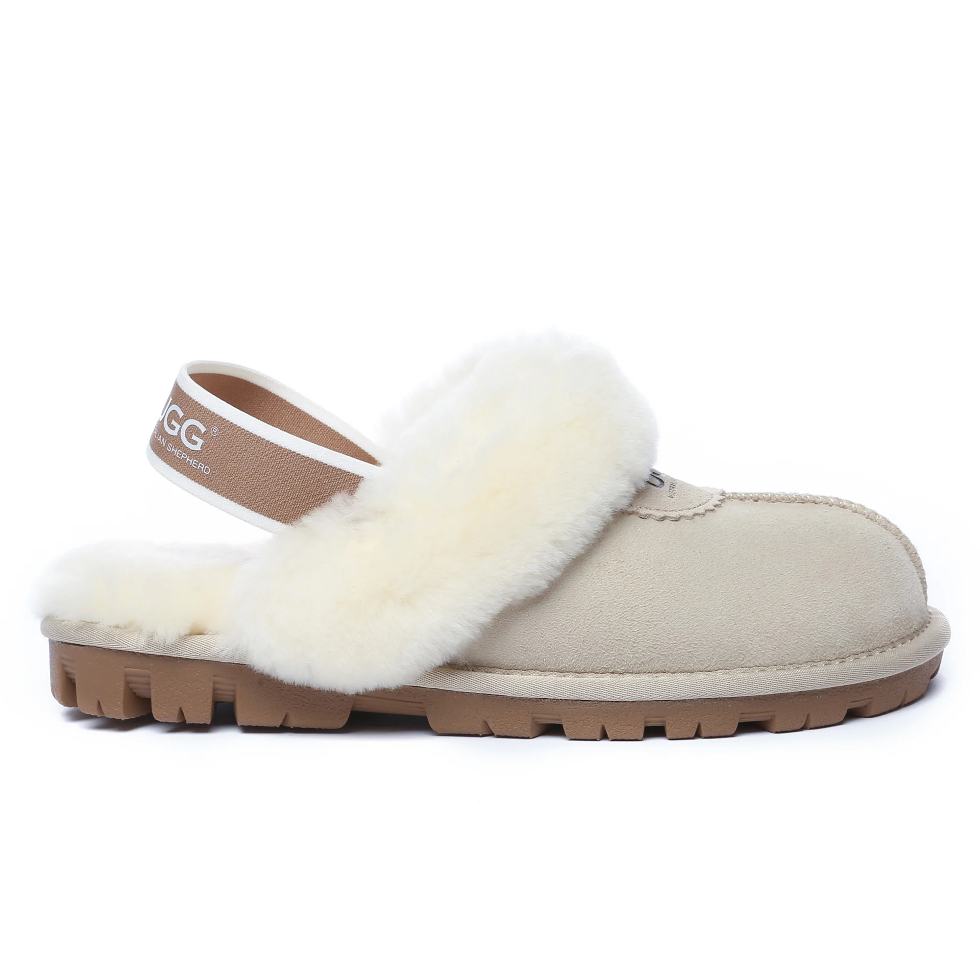 Slingback Premium Anti-Slip UGG Slippers - Image 6