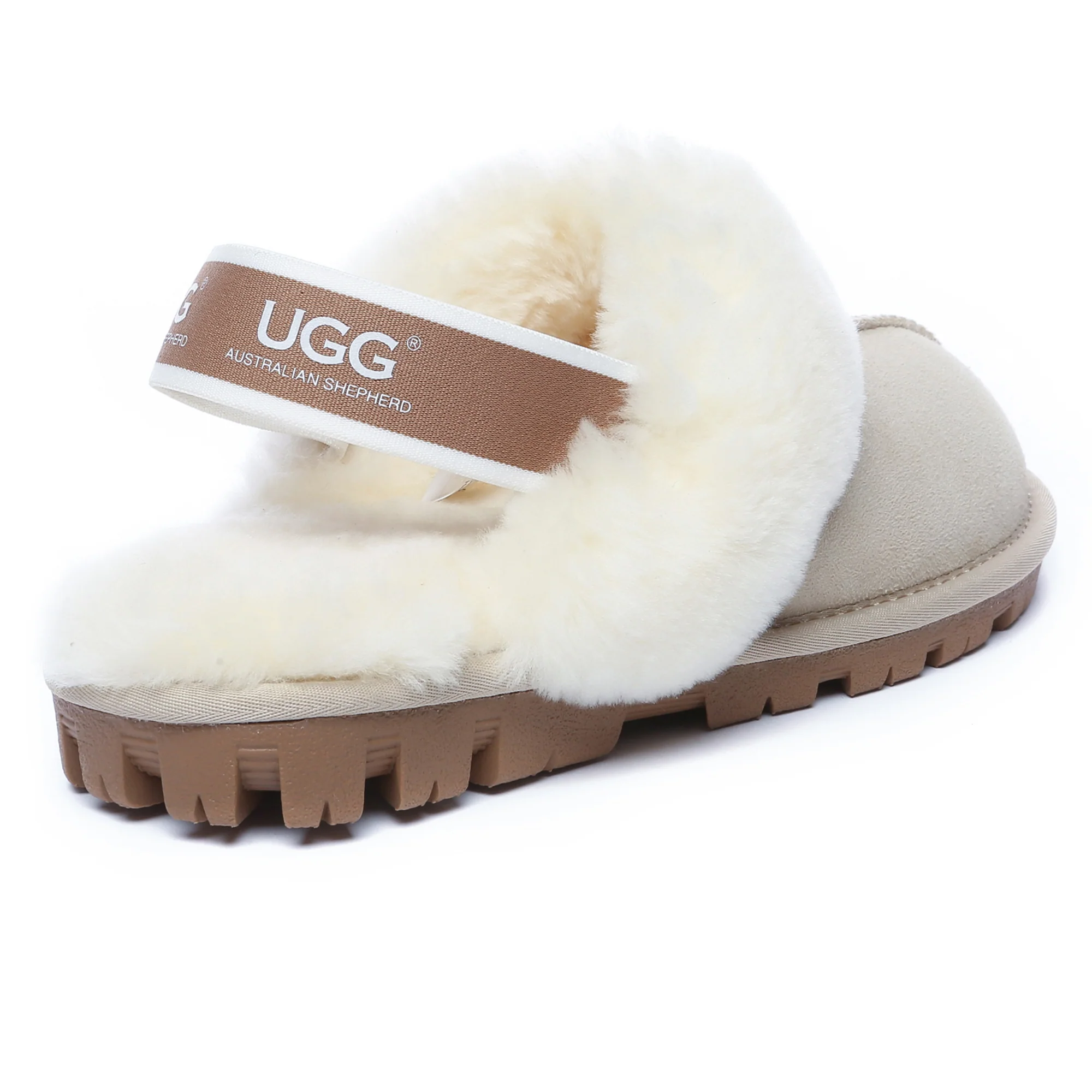 Slingback Premium Anti-Slip UGG Slippers - Image 7