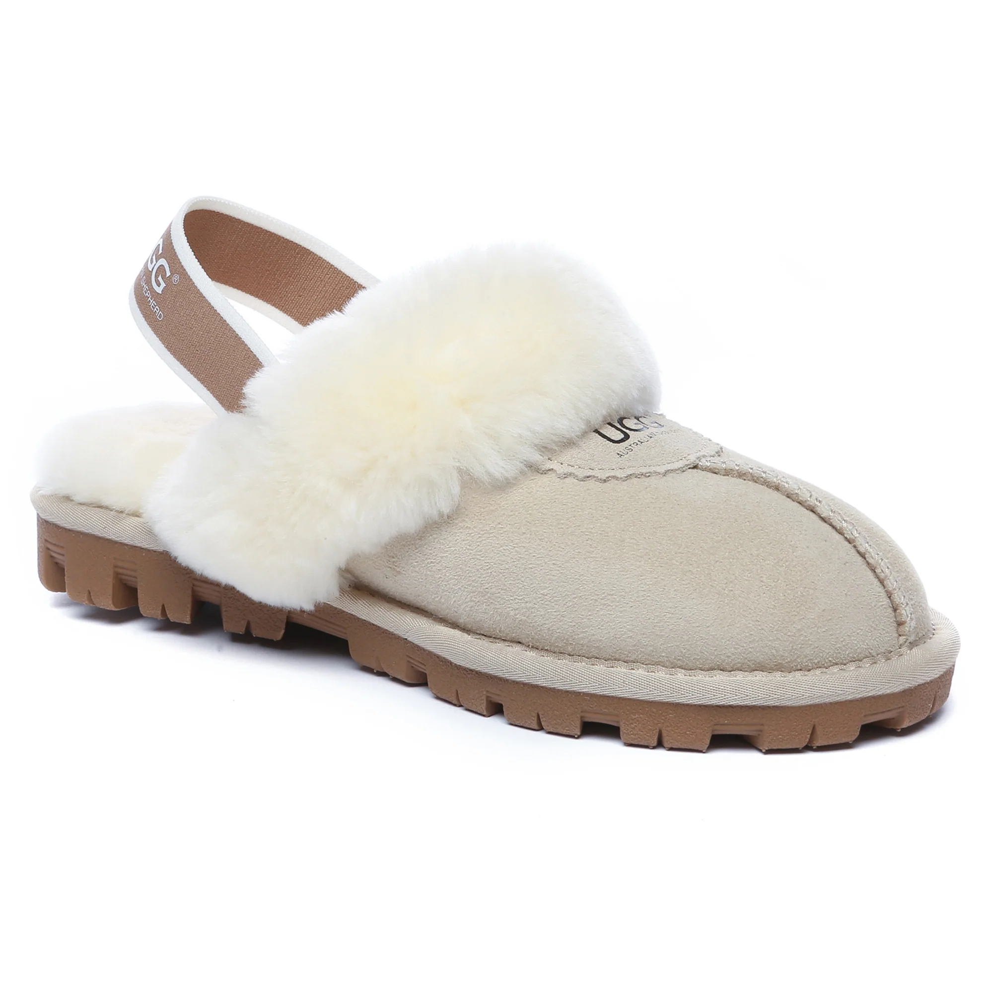 Slingback Premium Anti-Slip UGG Slippers - Image 8