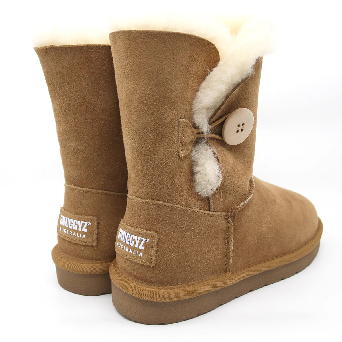 SNUGGYZ® Premium Short Button UGG Boots Australian Made - Image 5