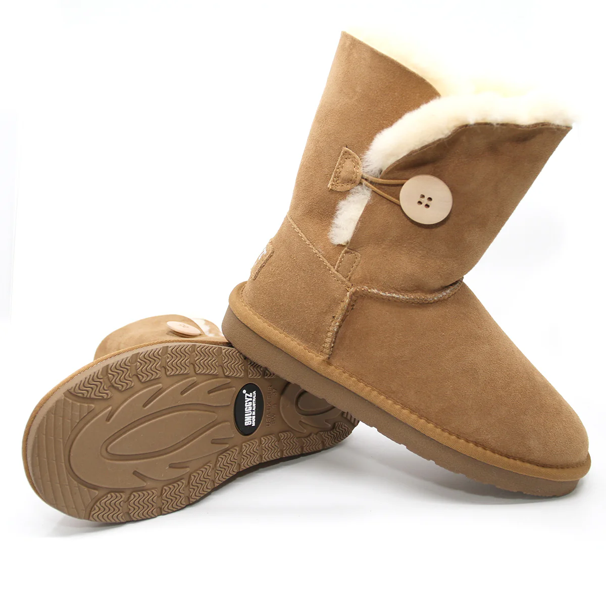SNUGGYZ® Premium Short Button UGG Boots Australian Made - Image 7