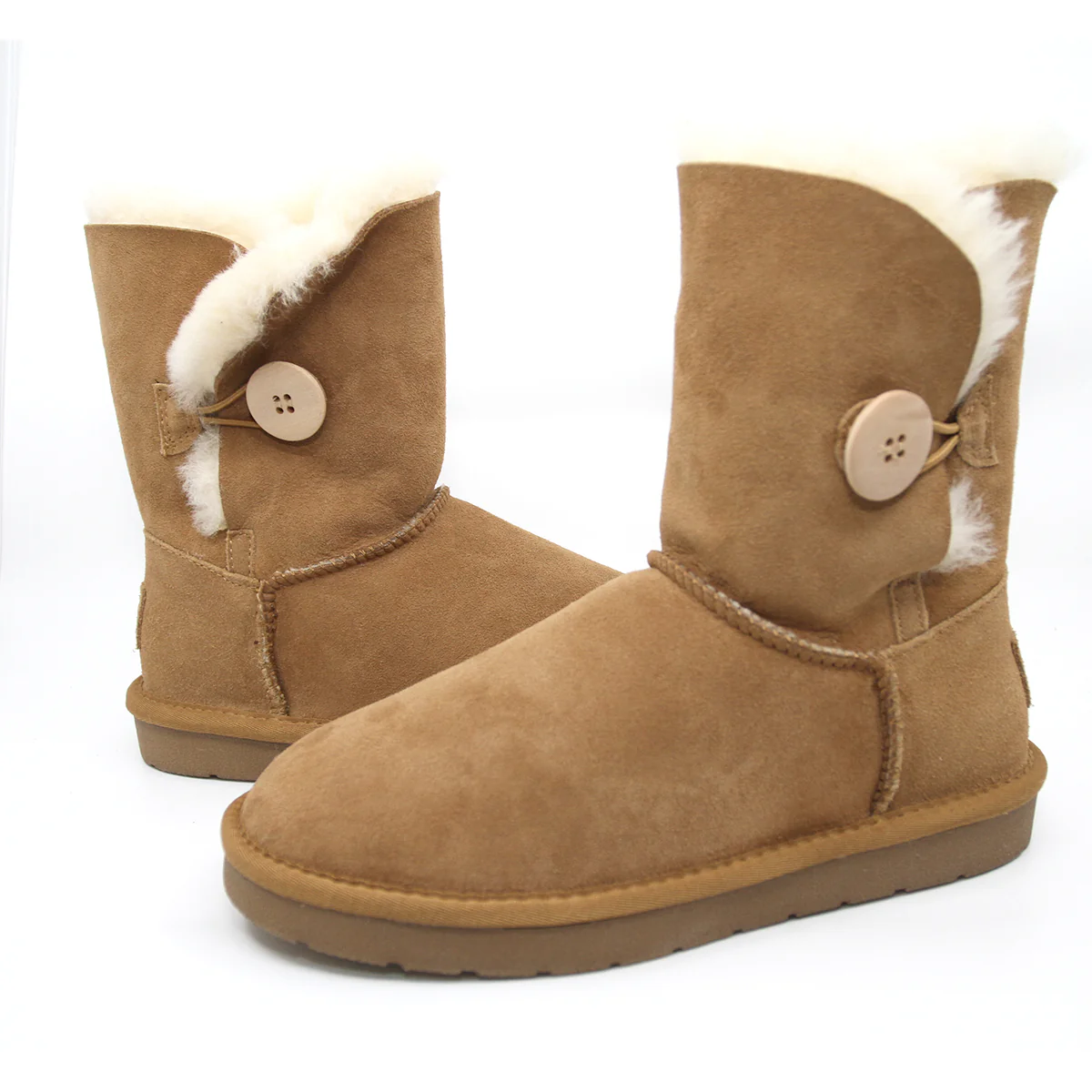 SNUGGYZ® Premium Short Button UGG Boots Australian Made - Image 8