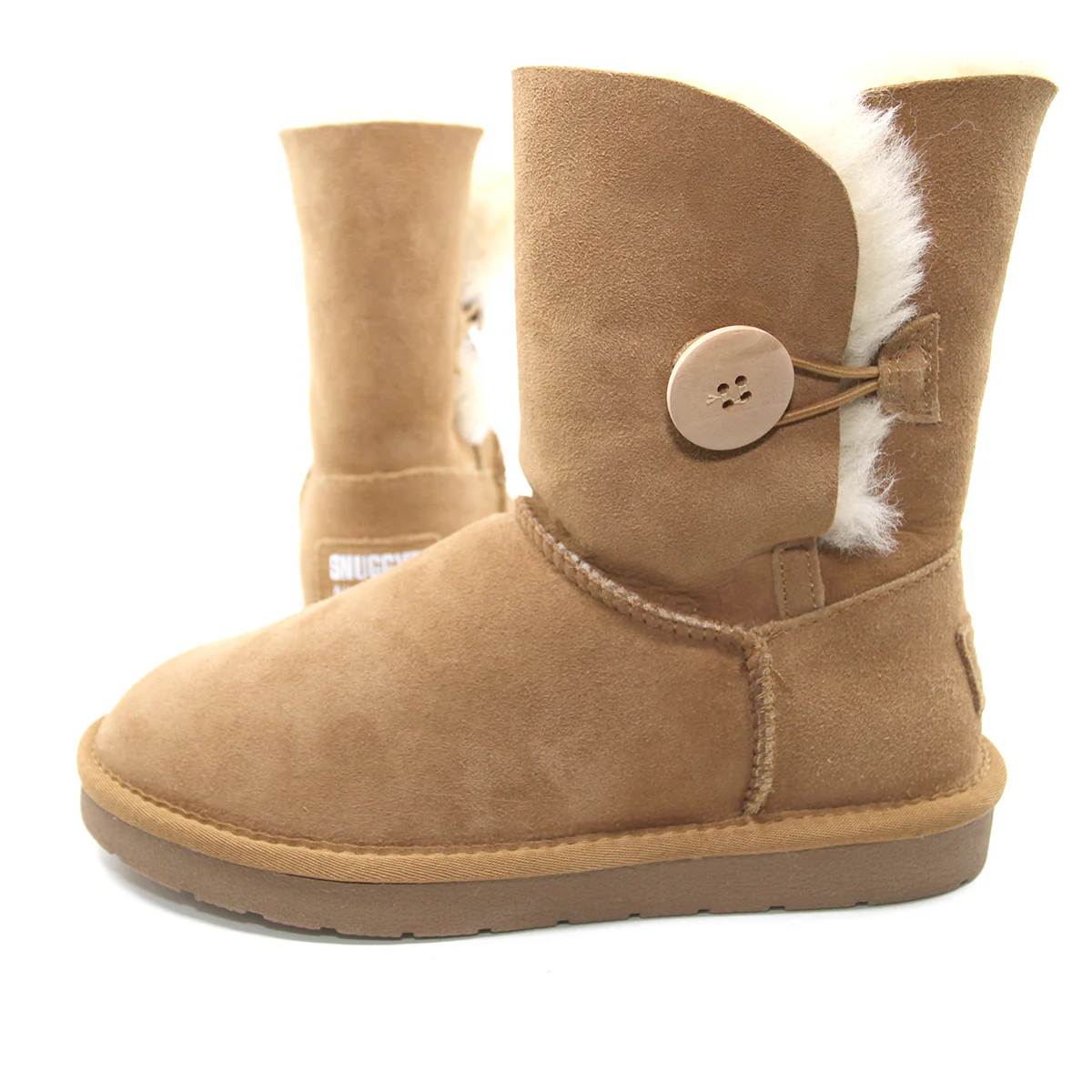 SNUGGYZ® Premium Short Button UGG Boots Australian Made - Image 9
