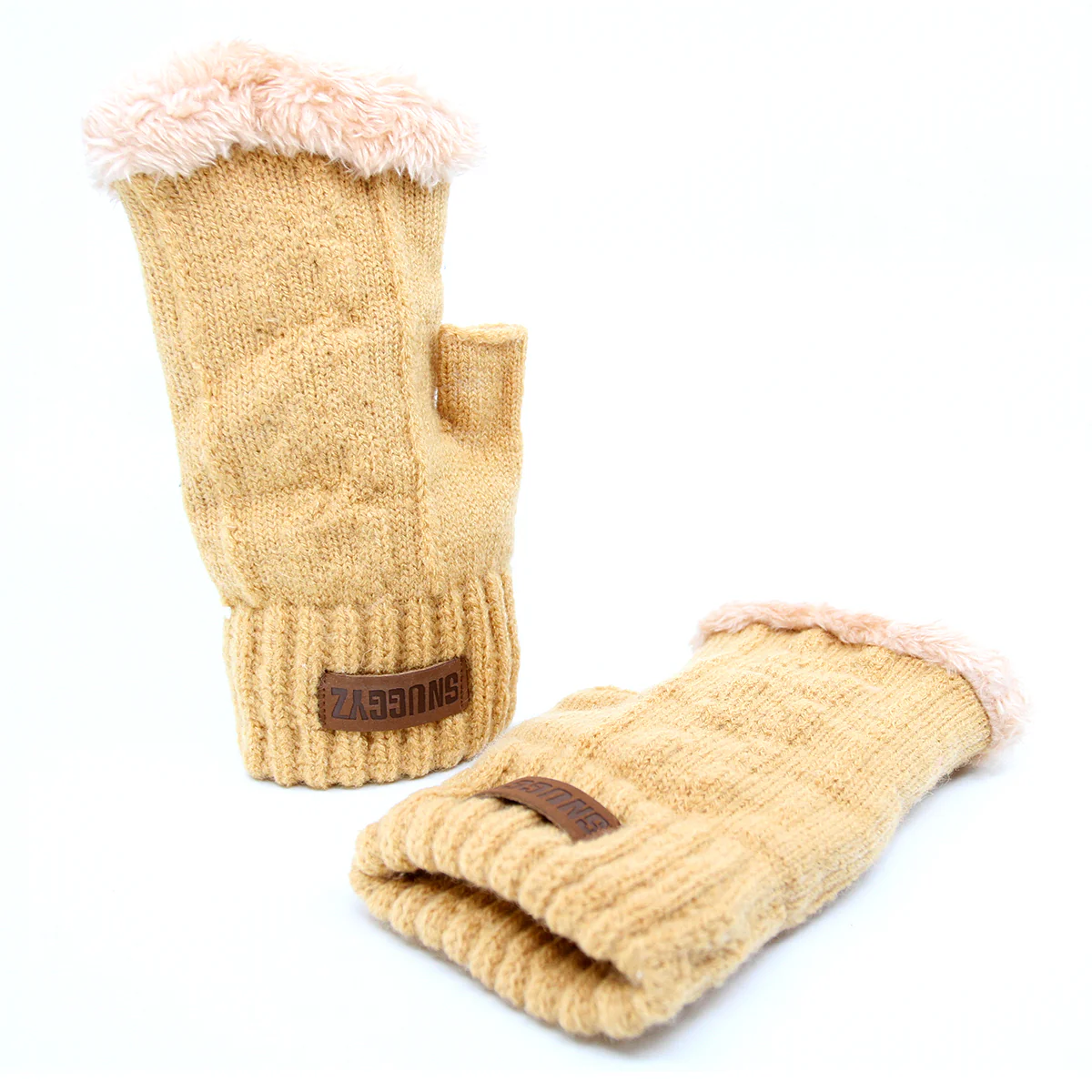 Snuggyz® Ultra Plush Fingerless Gloves - Image 6
