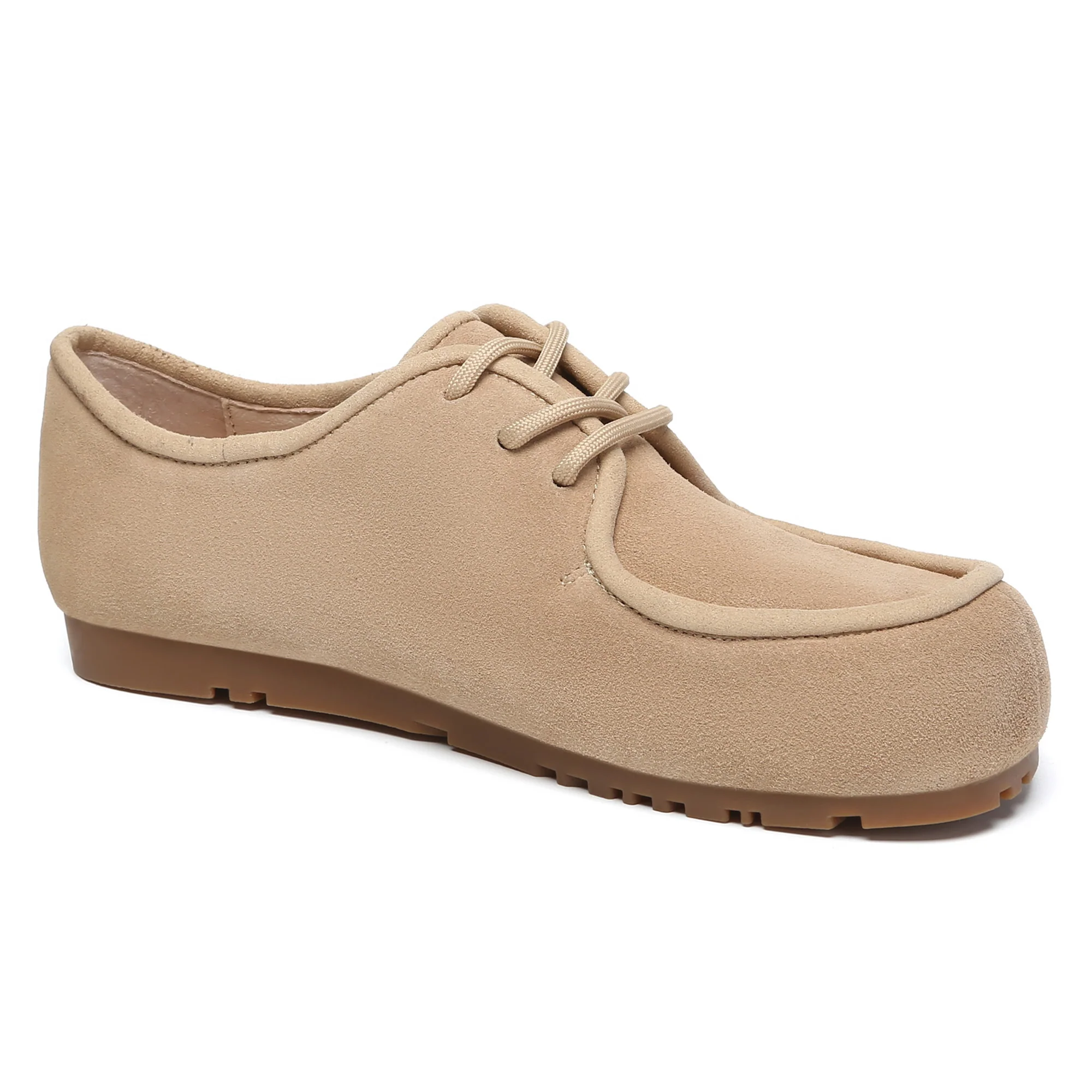 Suede Leather Casual Lace Up Shoes - Image 12
