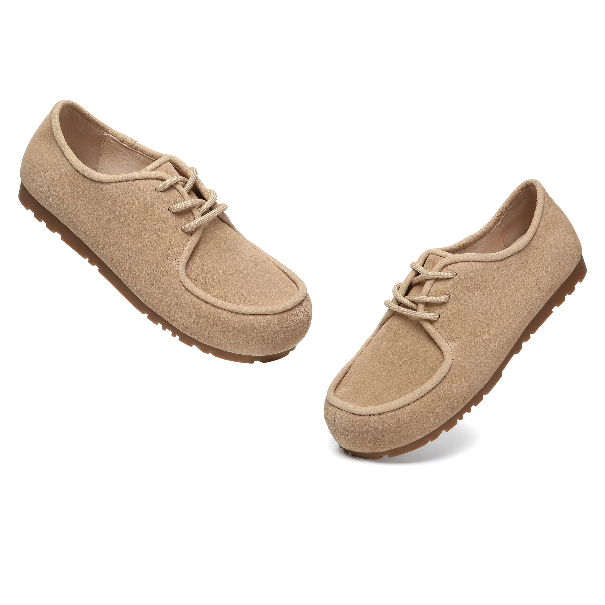 Suede Leather Casual Lace Up Shoes - Image 14