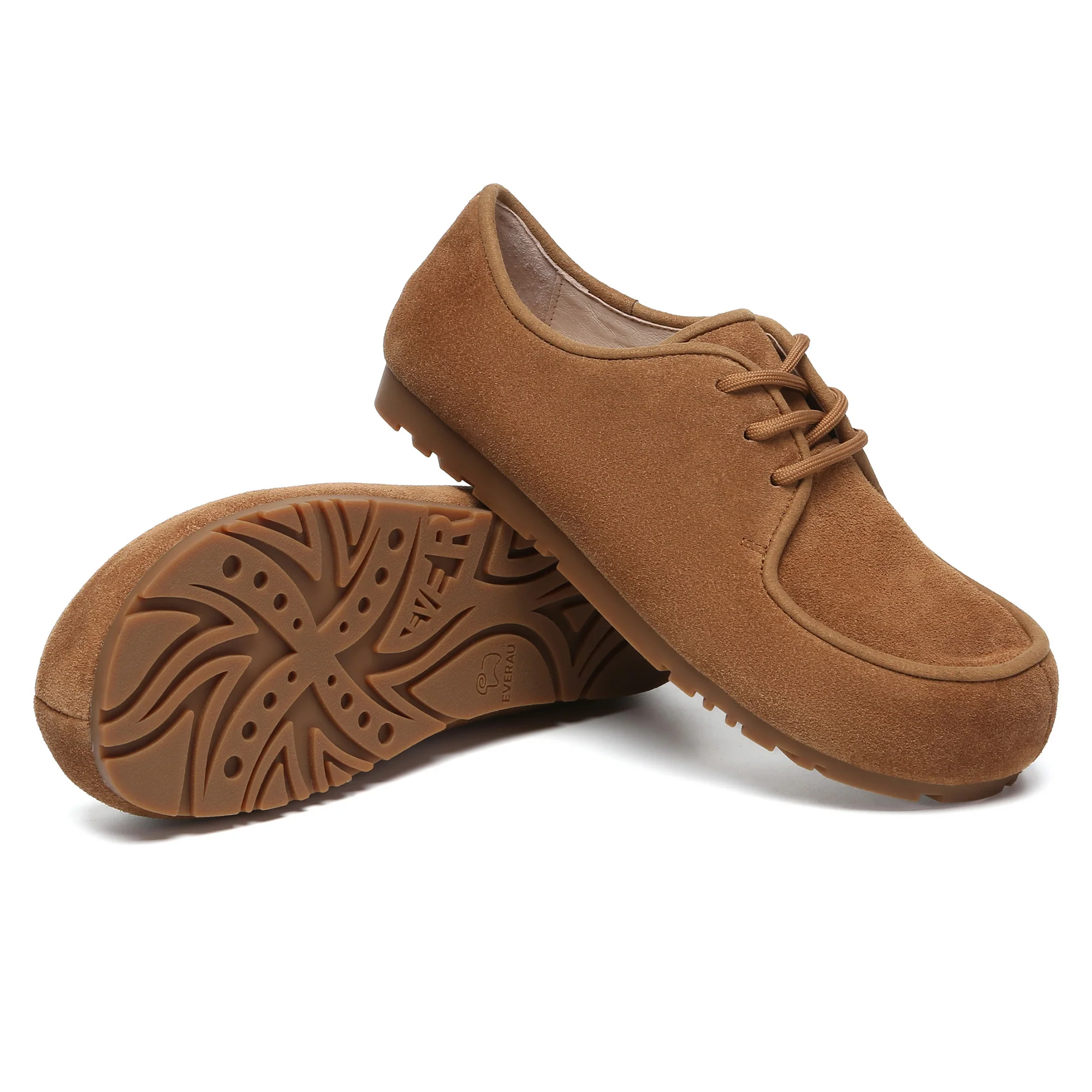 Suede Leather Casual Lace Up Shoes - Image 5