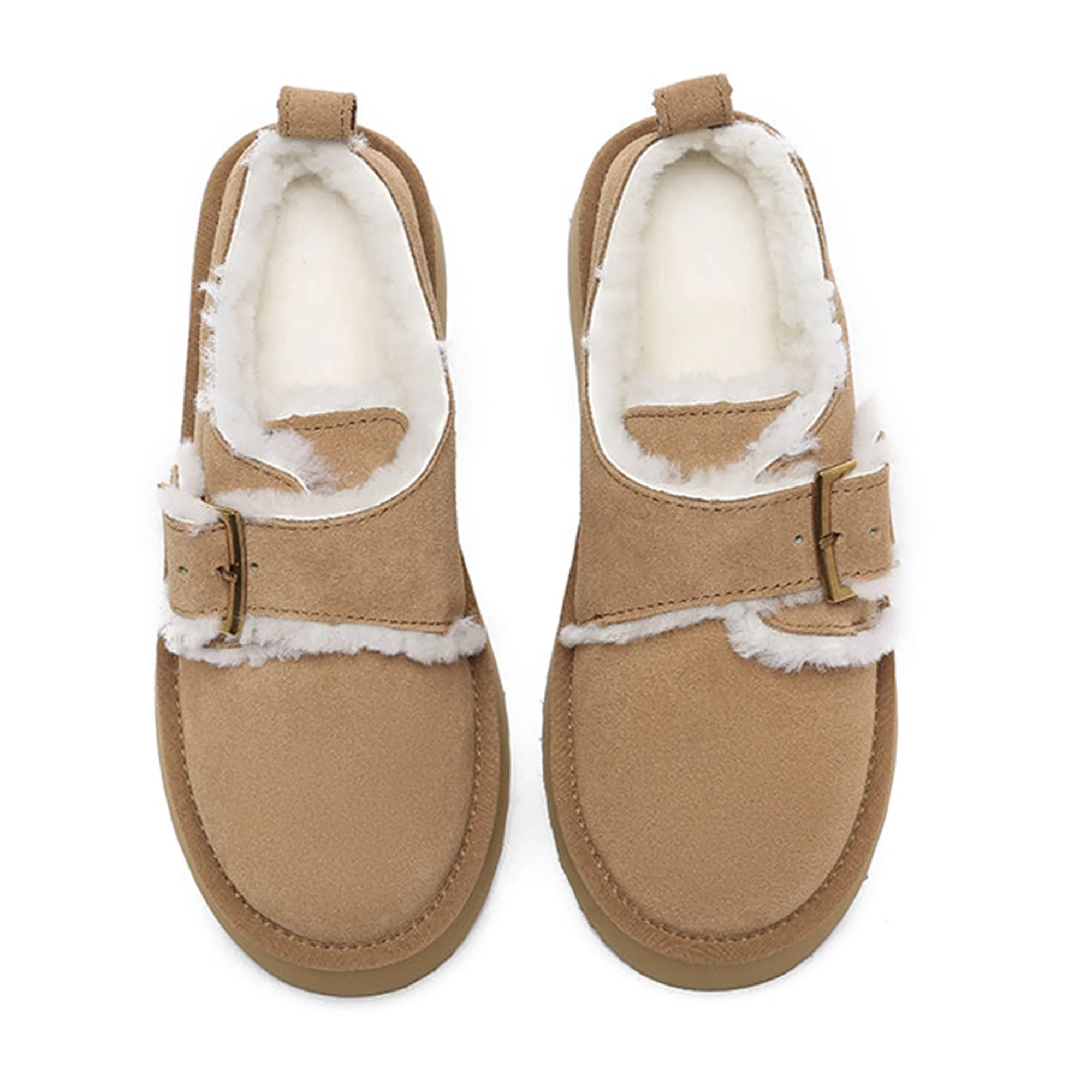 Tass Buckle UGG Platform Slippers - Image 10