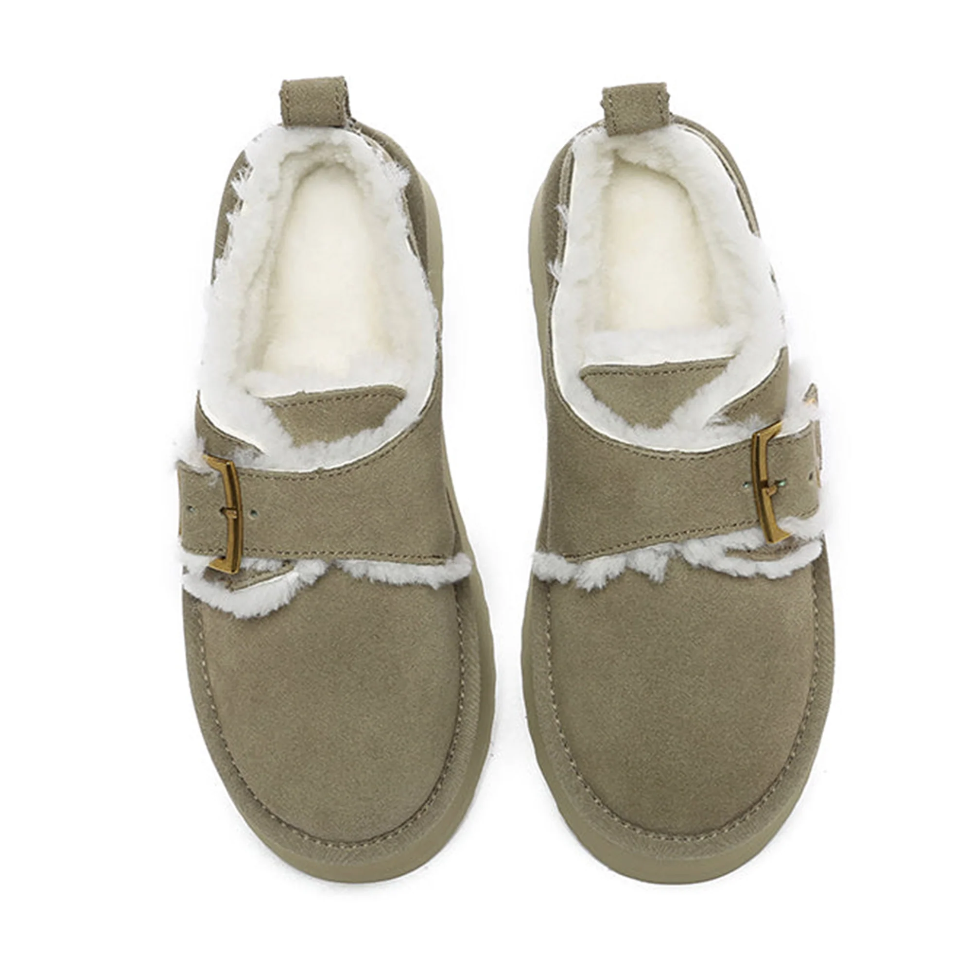 Tass Buckle UGG Platform Slippers - Image 22