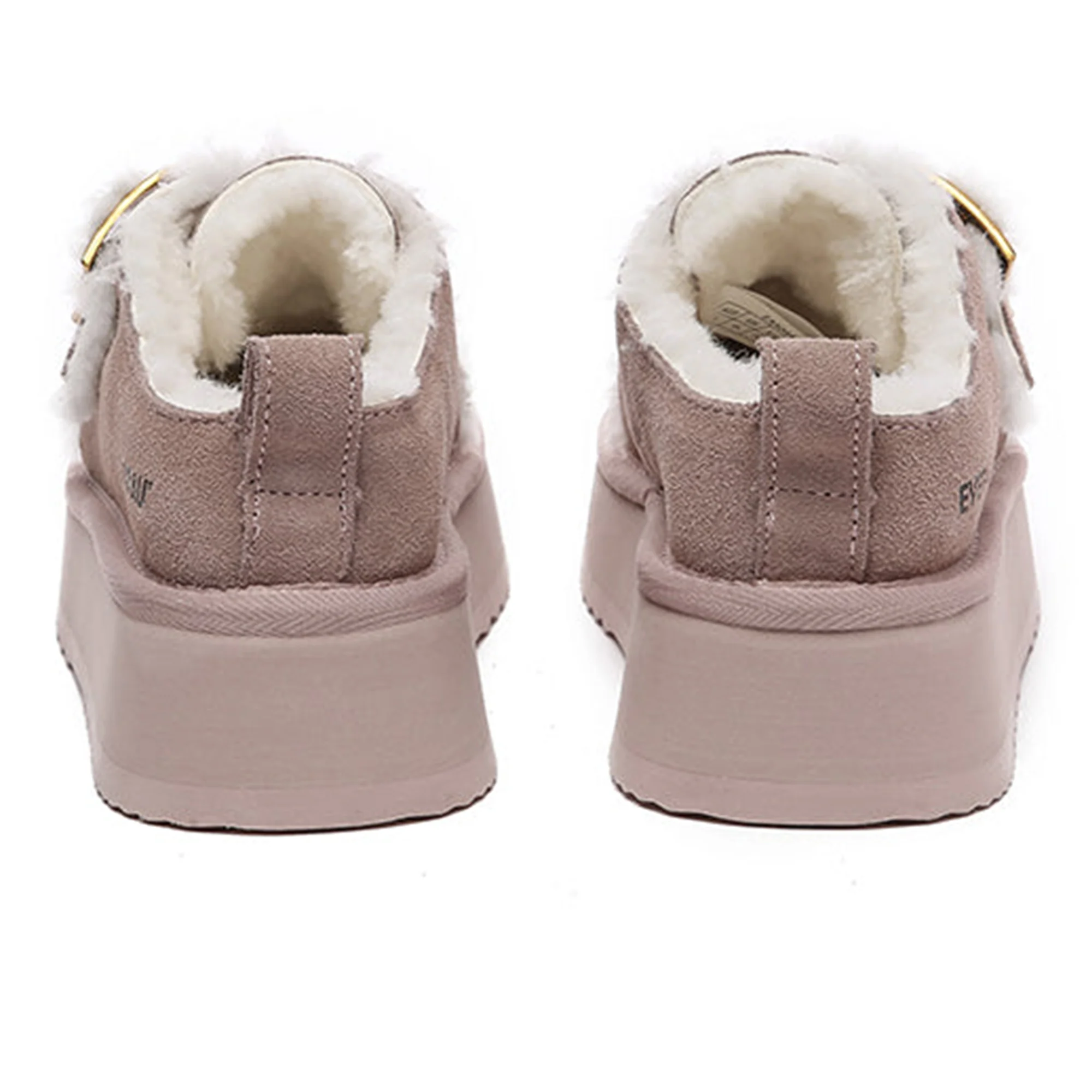 Tass Buckle UGG Platform Slippers - Image 3