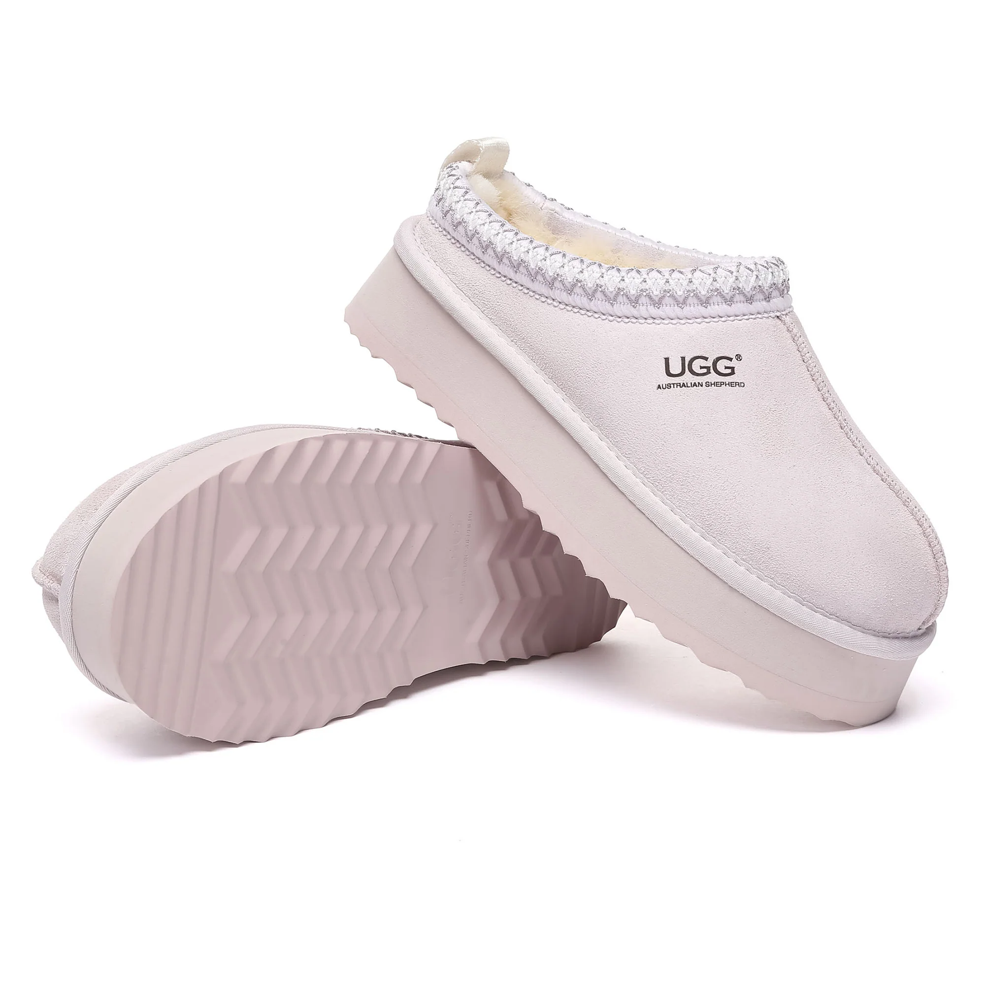 Tazman Multicolor UGG Platform Slippers - Image 10