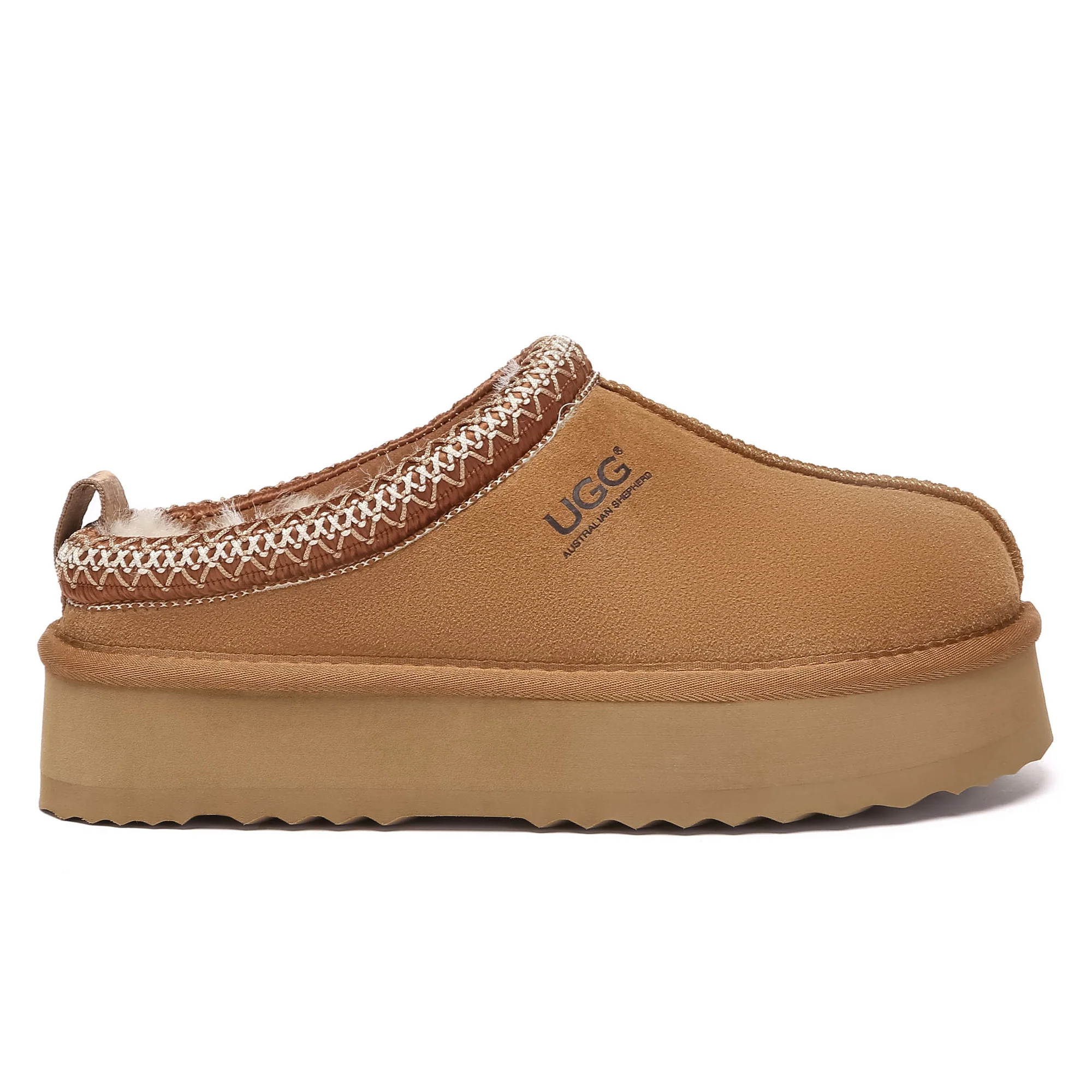 Tazman Multicolor UGG Platform Slippers - Image 11