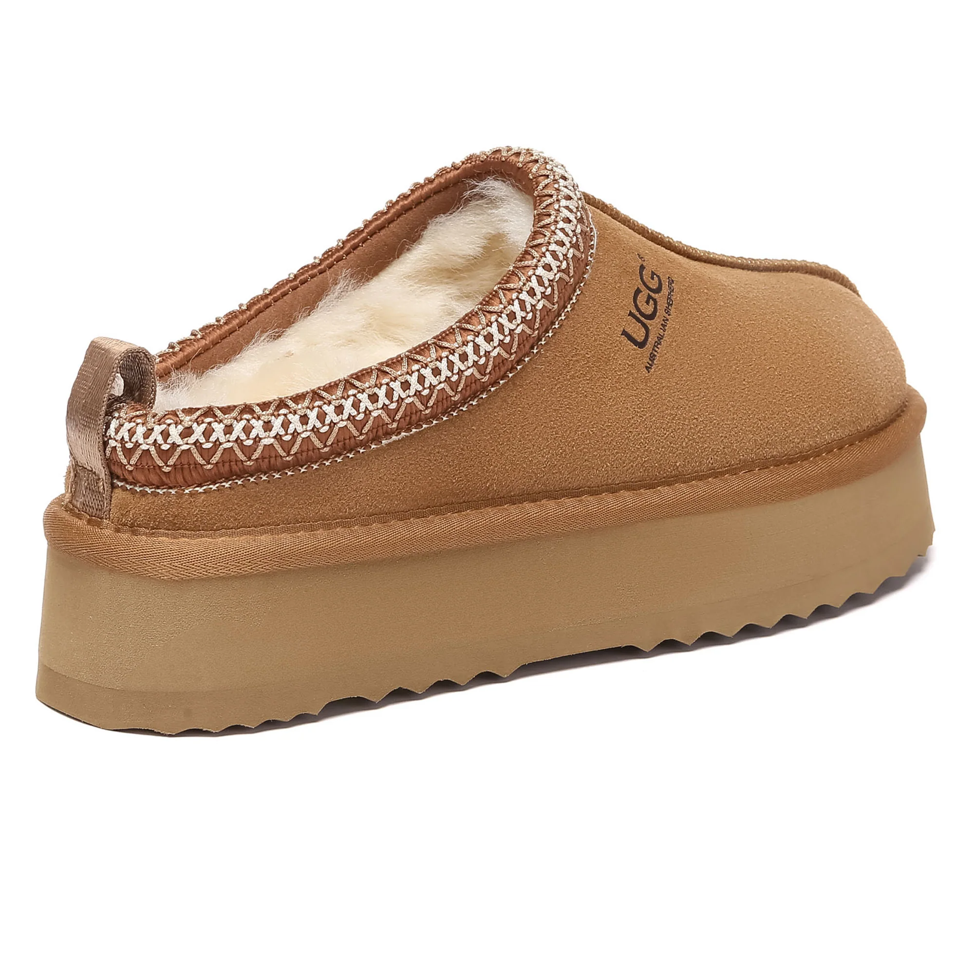 Tazman Multicolor UGG Platform Slippers - Image 13