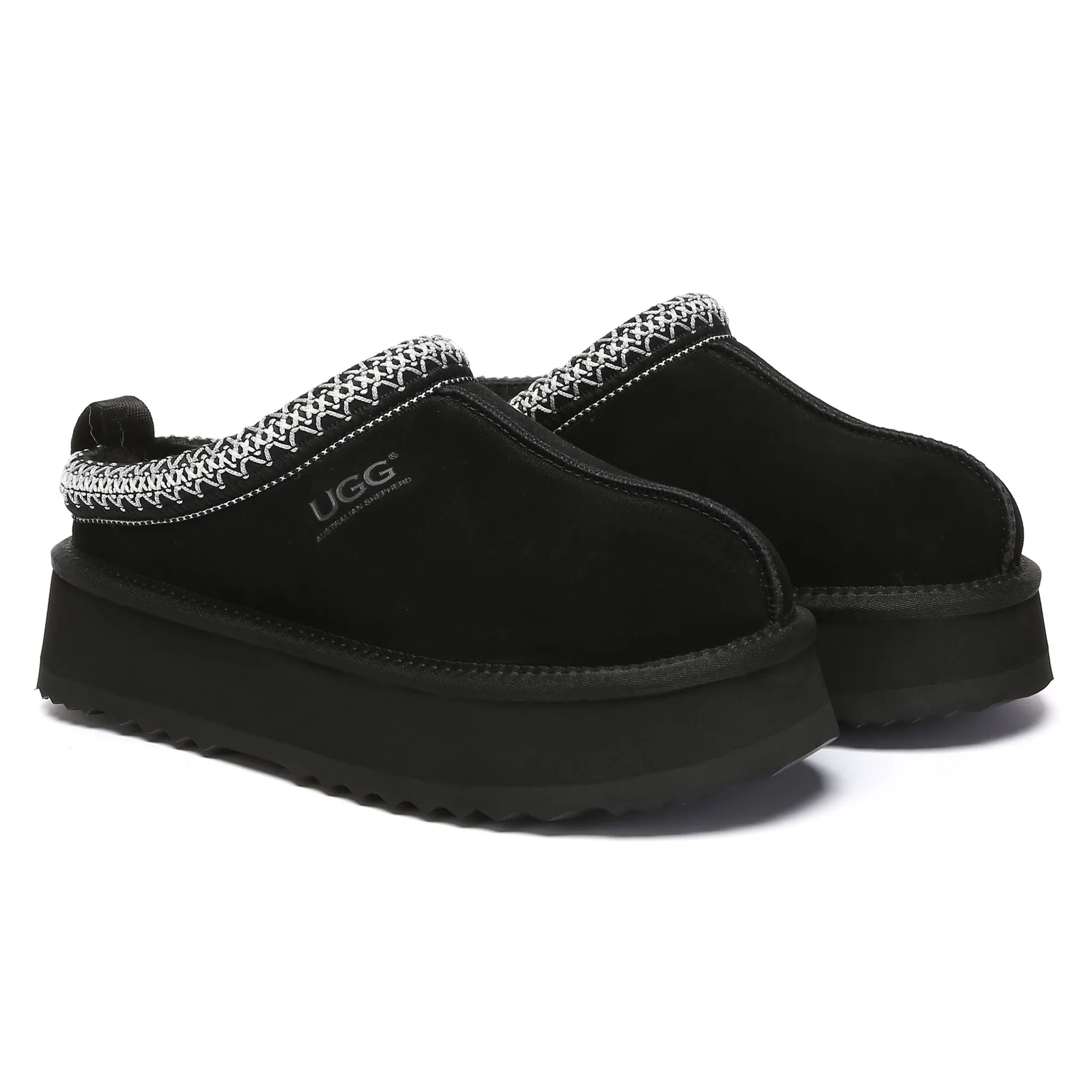 Tazman Multicolor UGG Platform Slippers - Image 19