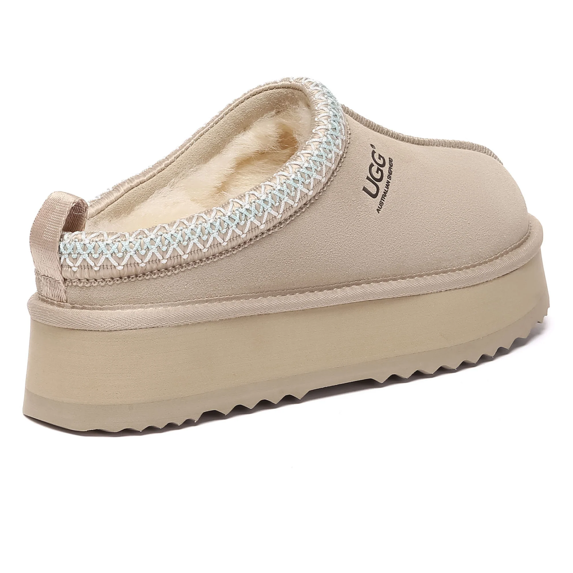 Tazman Multicolor UGG Platform Slippers - Image 22