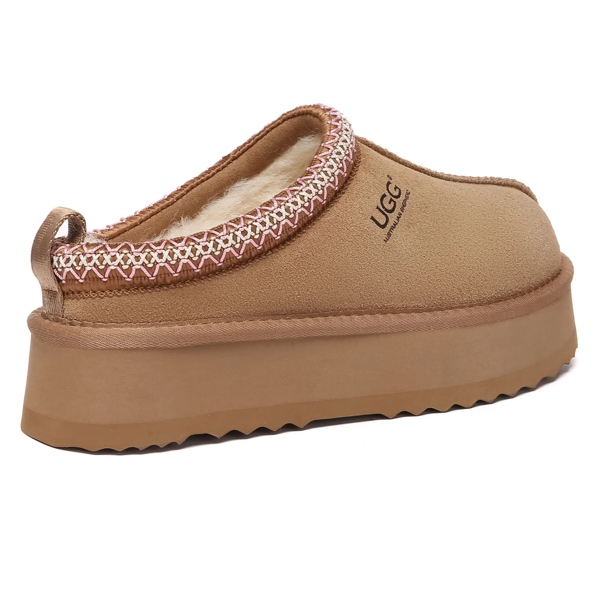 Tazman Multicolor UGG Platform Slippers - Image 27