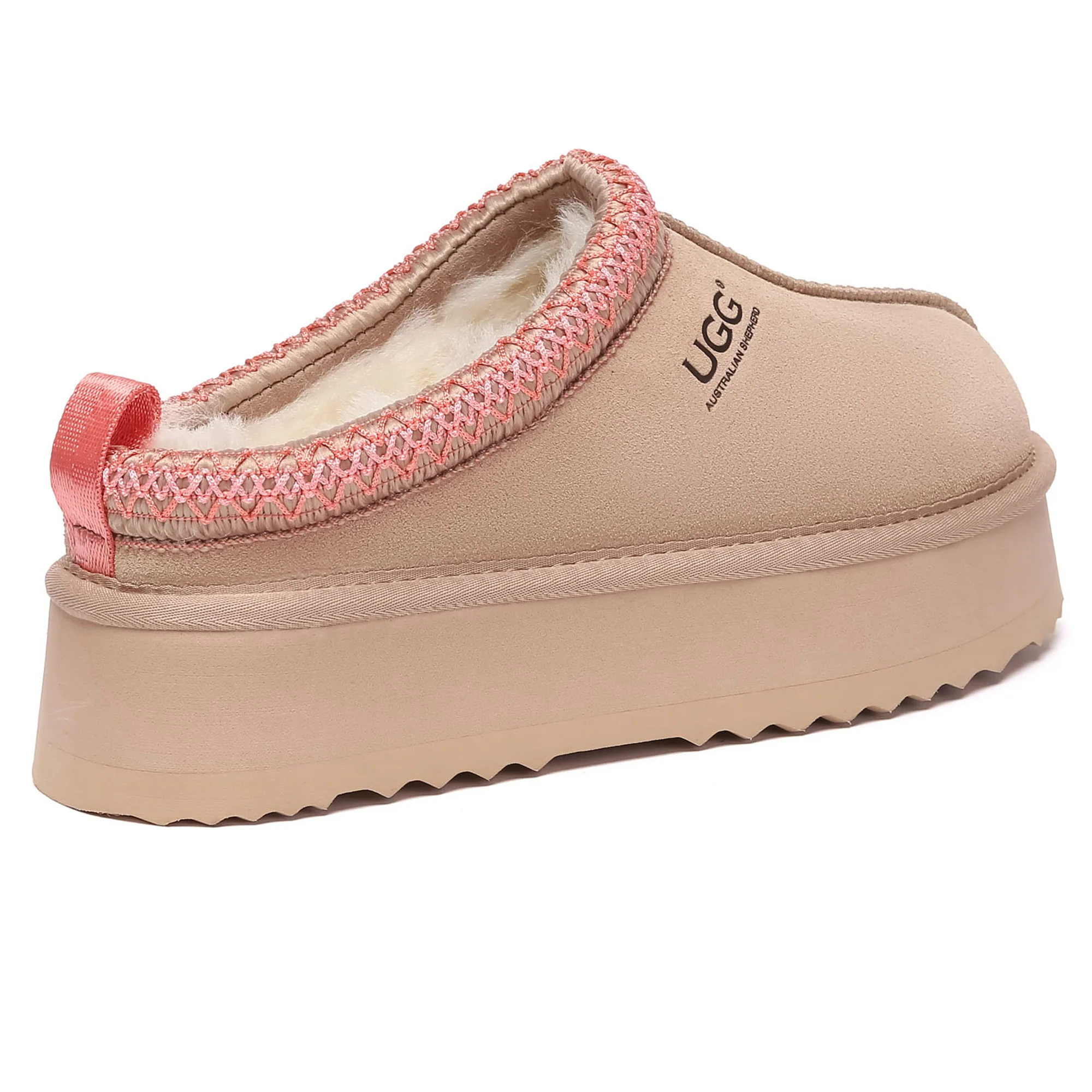 Tazman Multicolor UGG Platform Slippers - Image 32